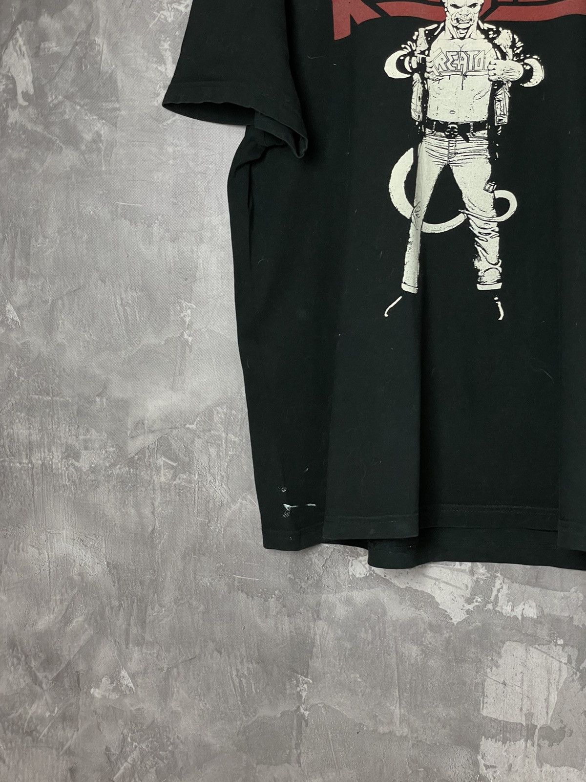 Band Tees Kreator Tee T Shirt 1990s Vintage Black Size US L / EU 52-54 / 3 - 8 Thumbnail