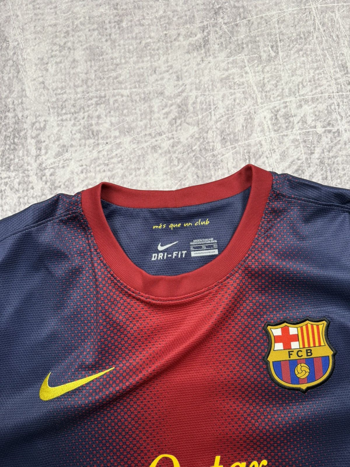 Nike Nike Barcelona Laliga home football soccer jersey 12/13 Size US XL / EU 56 / 4 - 8 Thumbnail
