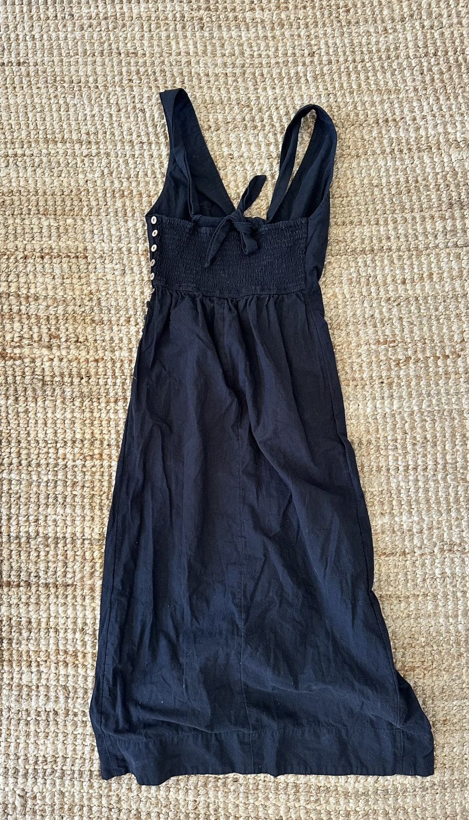 Free People FREE PEOPLE ENDLESS SUMMER Sz XS CALABAZA RUCHED MIDI DRESS Size XS / US 0-2 / IT 36-38 - 7 Thumbnail