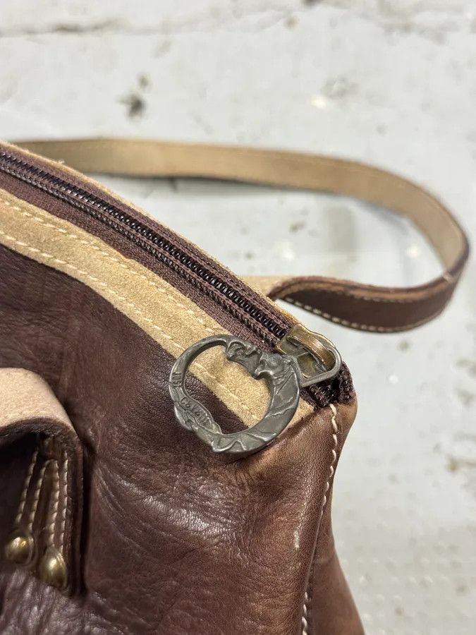 Designer × Just Cavalli × Vintage 2000s Cavalli Brown Brut Handle Bag Size ONE SIZE - 4 Thumbnail