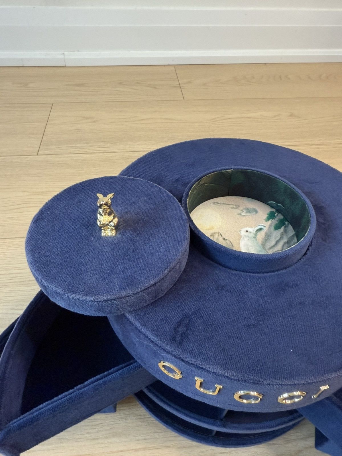 Gucci Gucci Mid Autumn Festival Velvet Navy Jewellery Box Size ONE SIZE - 7 Thumbnail