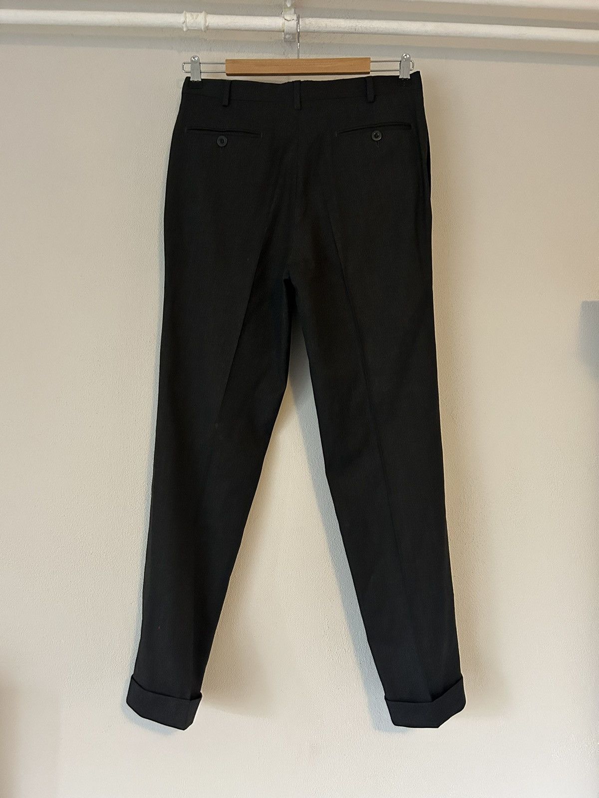 Brioni Grey Wool Pleat Pants Size US 33 - 7 Thumbnail