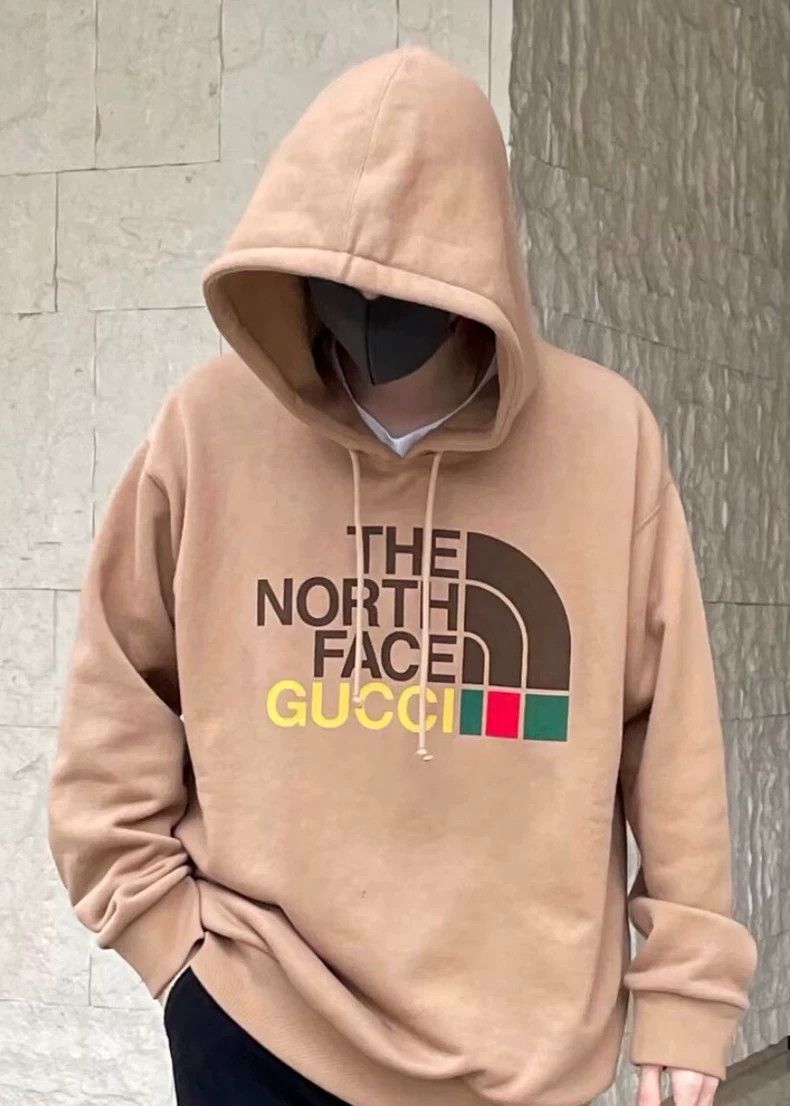 Gucci Gucci Co-branded brown logo letter print cotton hooded dra Size US XS / EU 42 / 0 - 8 Thumbnail