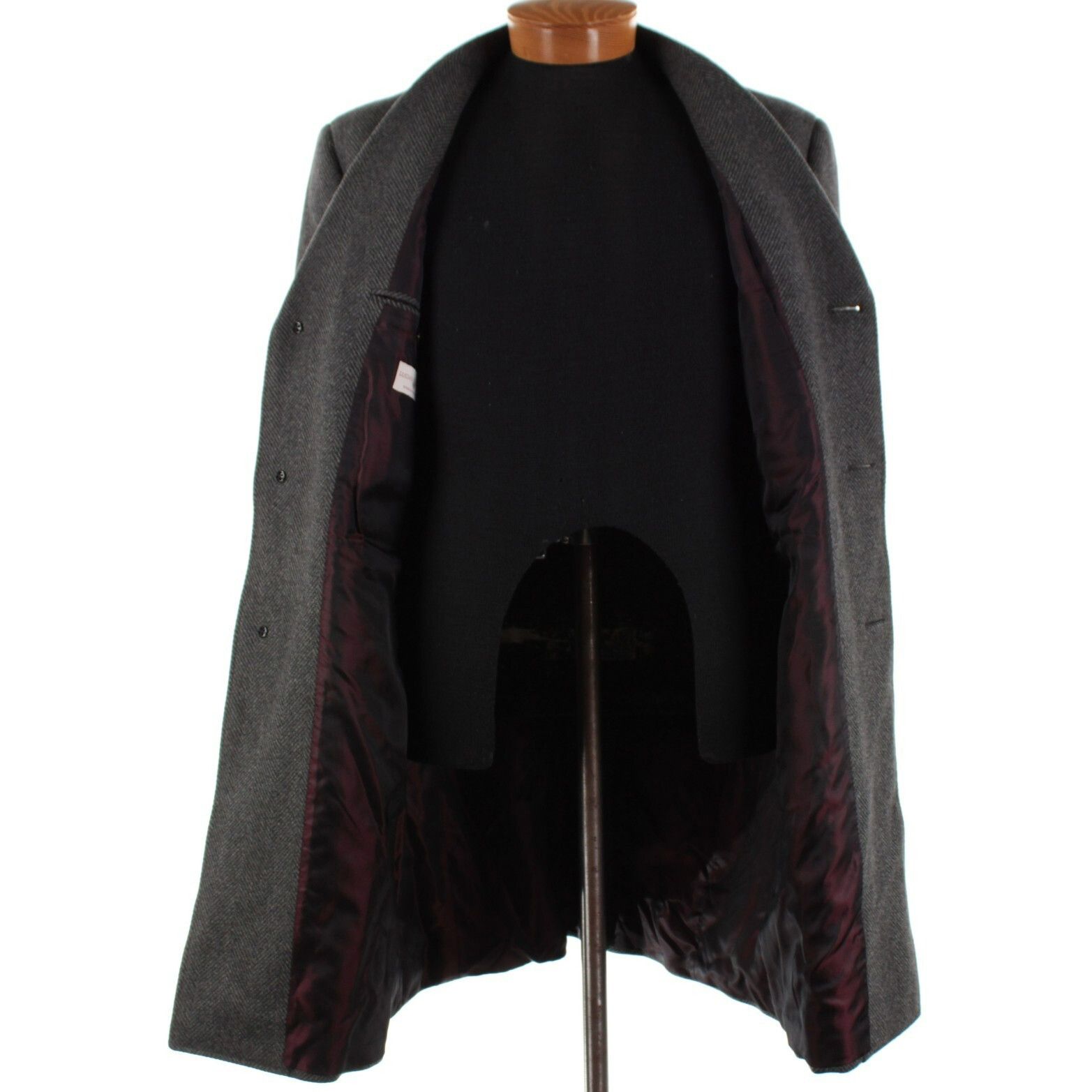 Luciano Barbera Luciano Barbera Coat Size M US In Gray Wool Blend Size US M / EU 48-50 / 2 - 6 Thumbnail