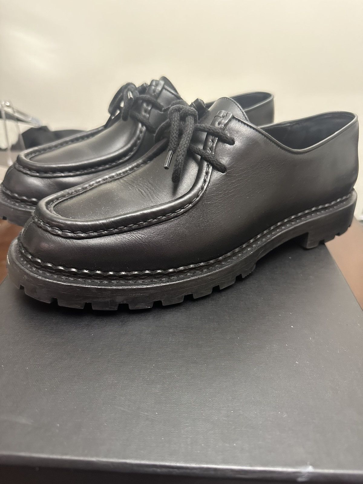 Saint Laurent Paris Saint Laurent Marbeuf Derby Shoe Size US 8 / EU 41 - 2 Thumbnail