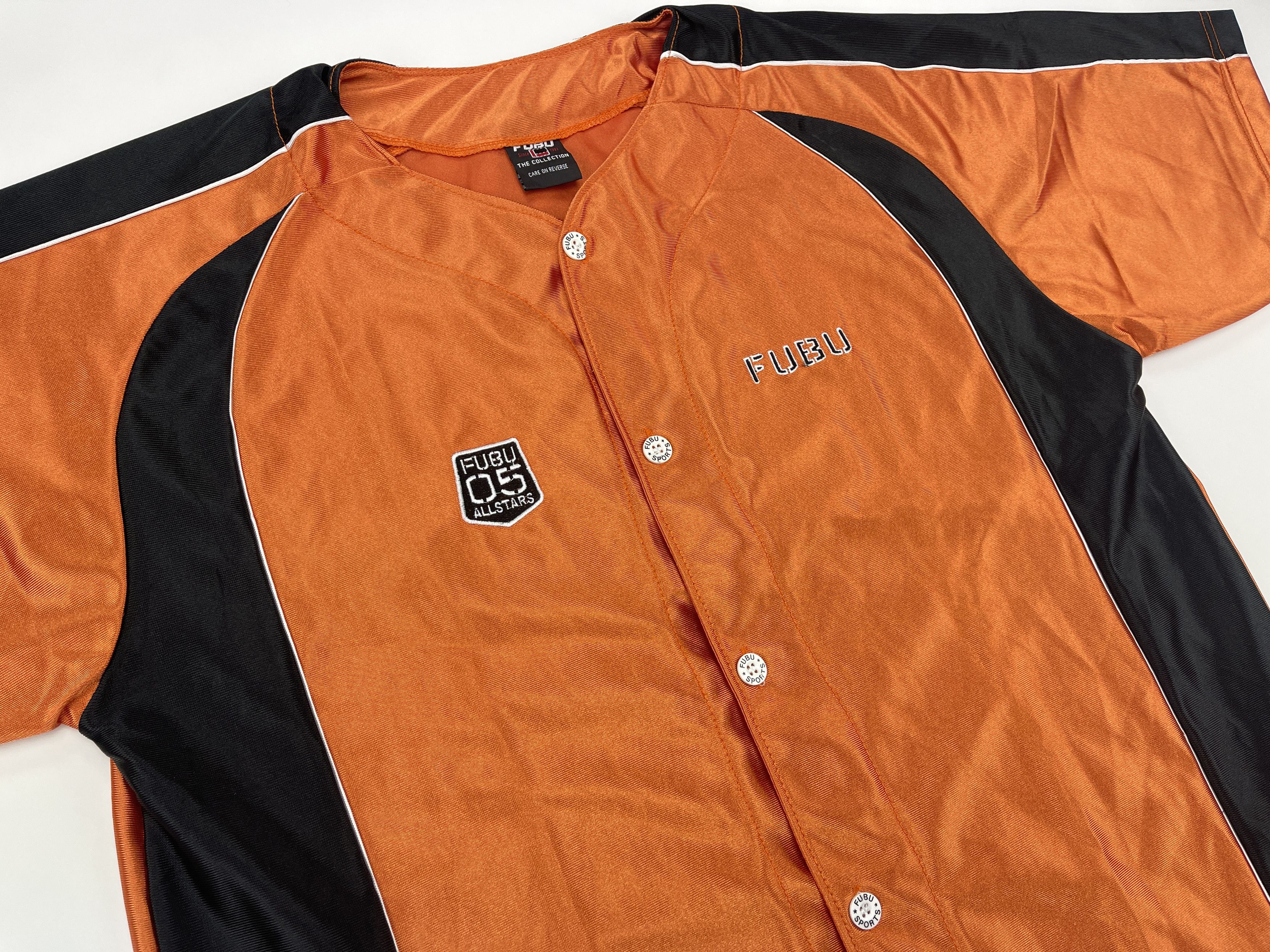 Fubu FUBU jersey, orange, vintage hip hop t-shirt, 90s hip hop L Size US L / EU 52-54 / 3 - 9 Thumbnail
