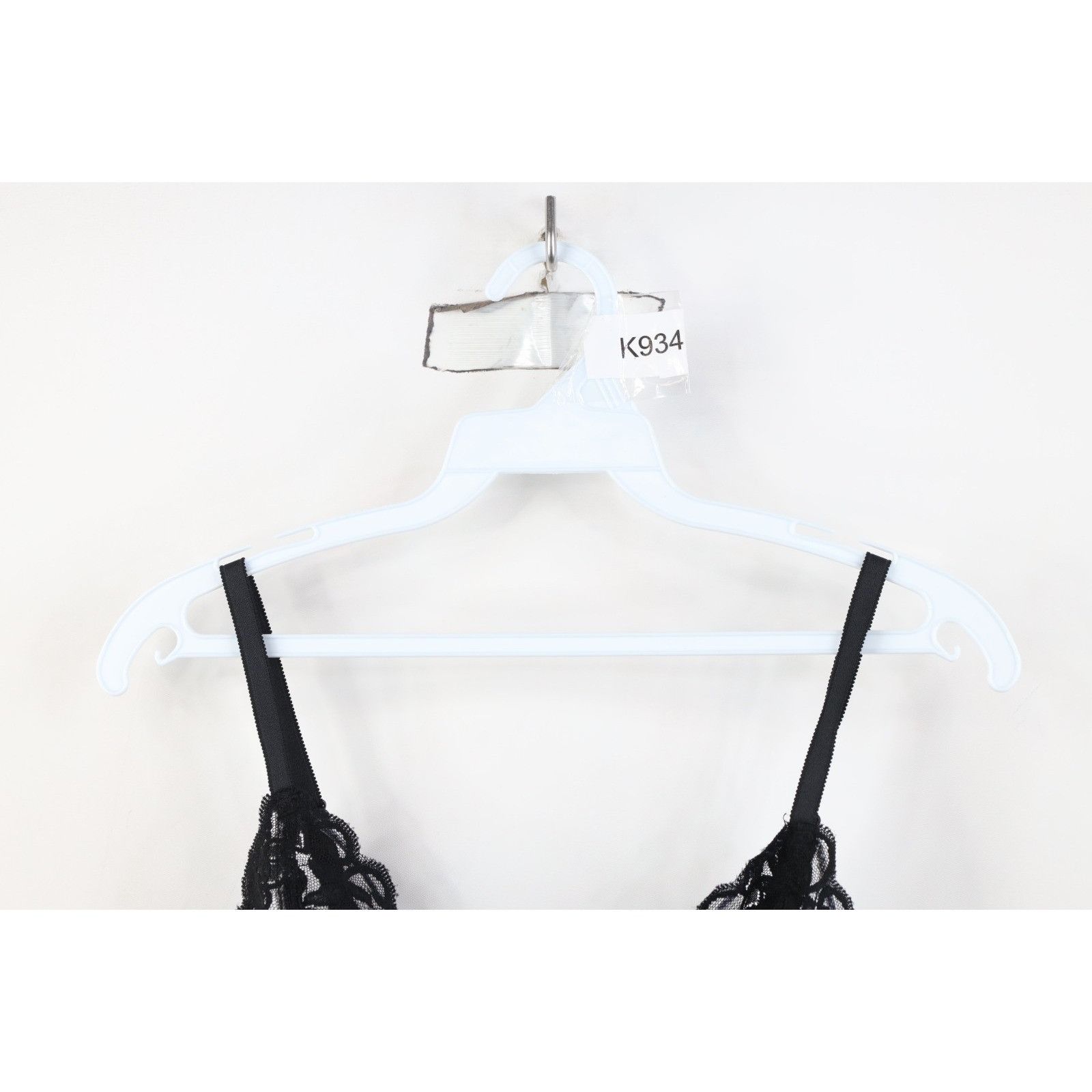 Vintage Deadstock Vintage 90s Streetwear Lace Bralette Bra Black Size ONE SIZE - 2 Thumbnail