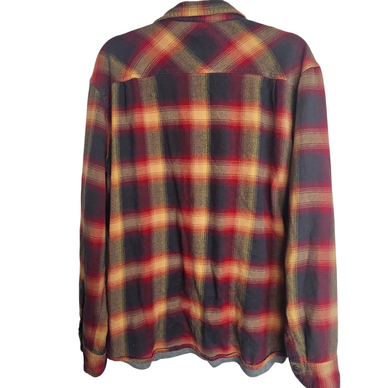 Dakota Grizzly Grizzly Mountain Mens Plaid Flannel Shacket Sz L Snap Lined Size US L / EU 52-54 / 3 - 9 Thumbnail