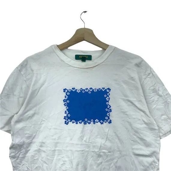 Kenzo Vtg KENZO PARIS FLORAL Painting Tee Shirt Single Stitches Size S / US 4 / IT 40 - 3 Thumbnail