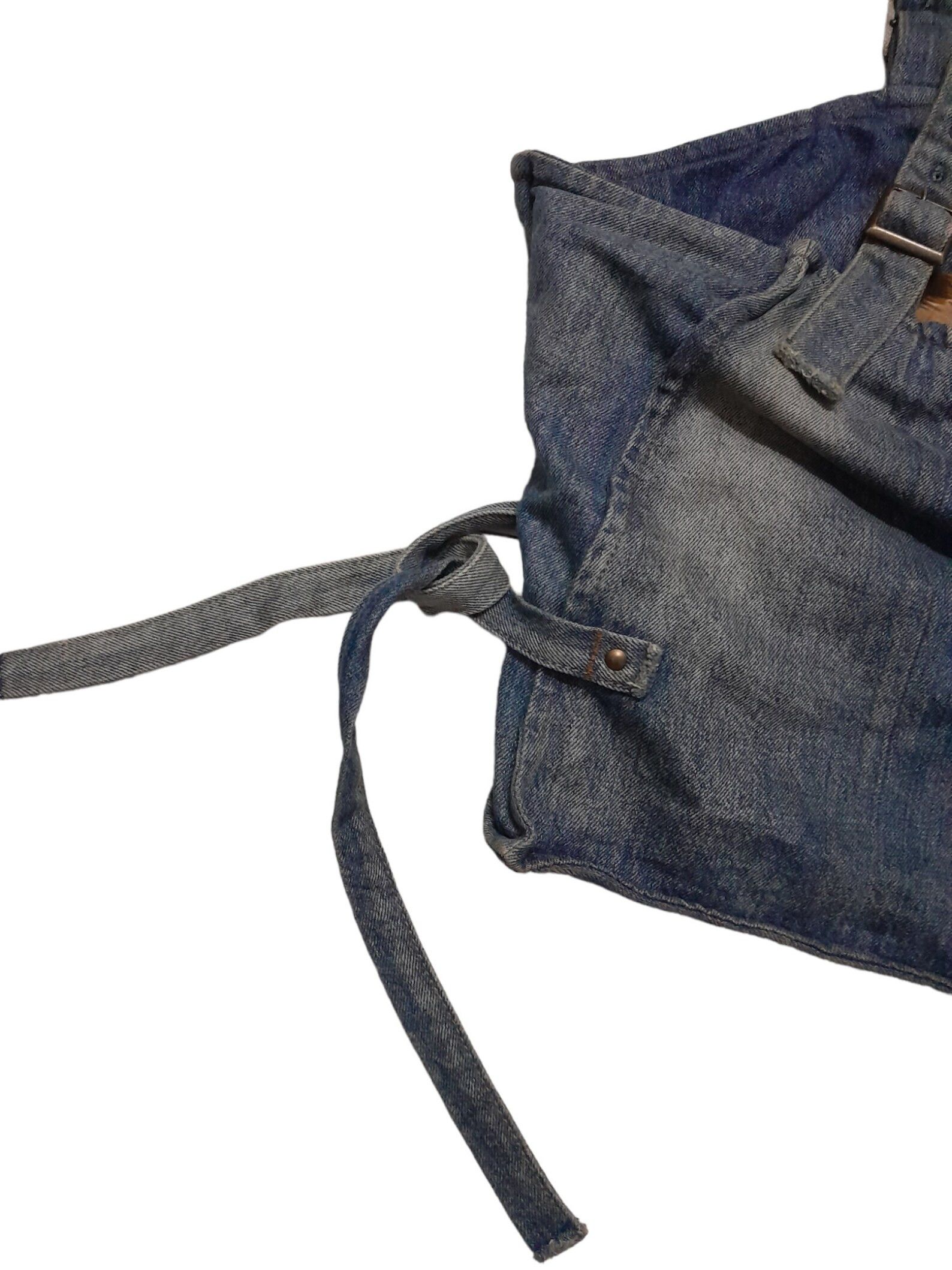 Japanese Brand RNA Bondage Denim Bag (E523) Size ONE SIZE - 6 Thumbnail
