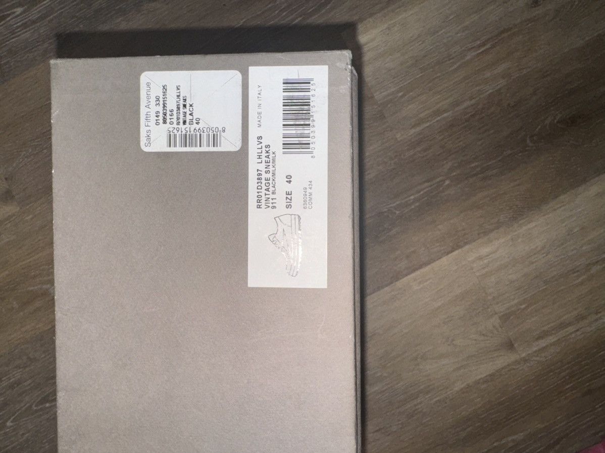 Rick Owens Black Vintage Sneakers Size US 7 / EU 40 - 11 Thumbnail