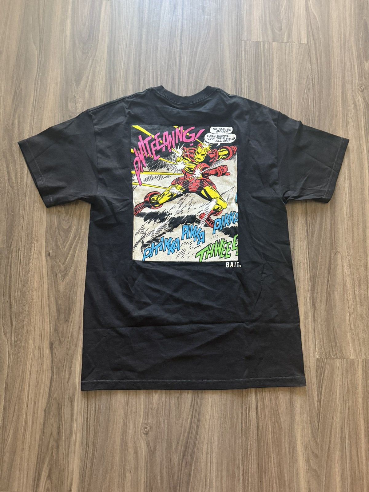 Bait BAIT x Marvel Iron Man Graphic T-Shirt Black Men’s Medium Size US M / EU 48-50 / 2 - 4 Thumbnail