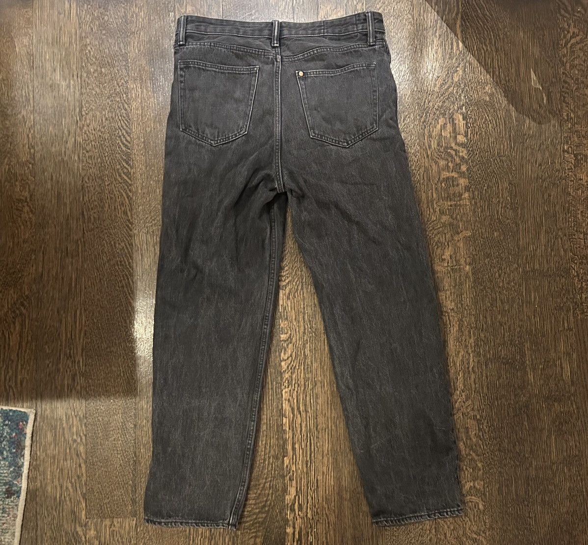 H&M Black H&M Straight Leg Jeans Size US 32 / EU 48 - 2 Thumbnail