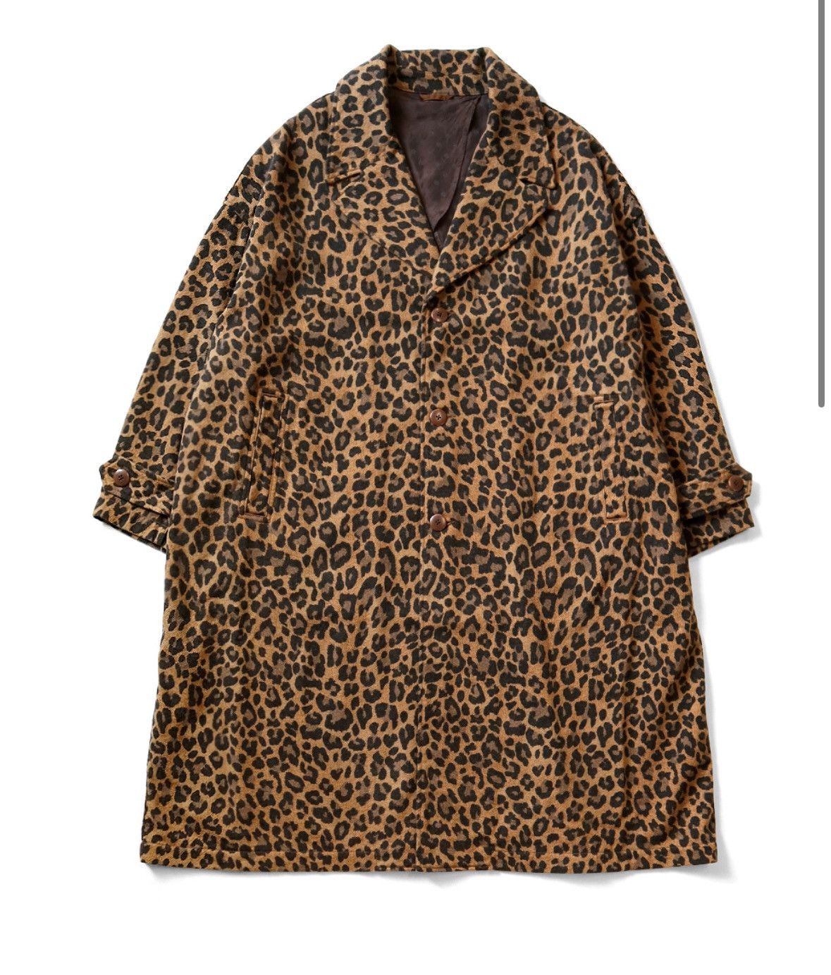 Kapital KAPITAL Twill Aged Wool Leopard Print Cavalier Coat Size US M / EU 48-50 / 2 - 2 Thumbnail