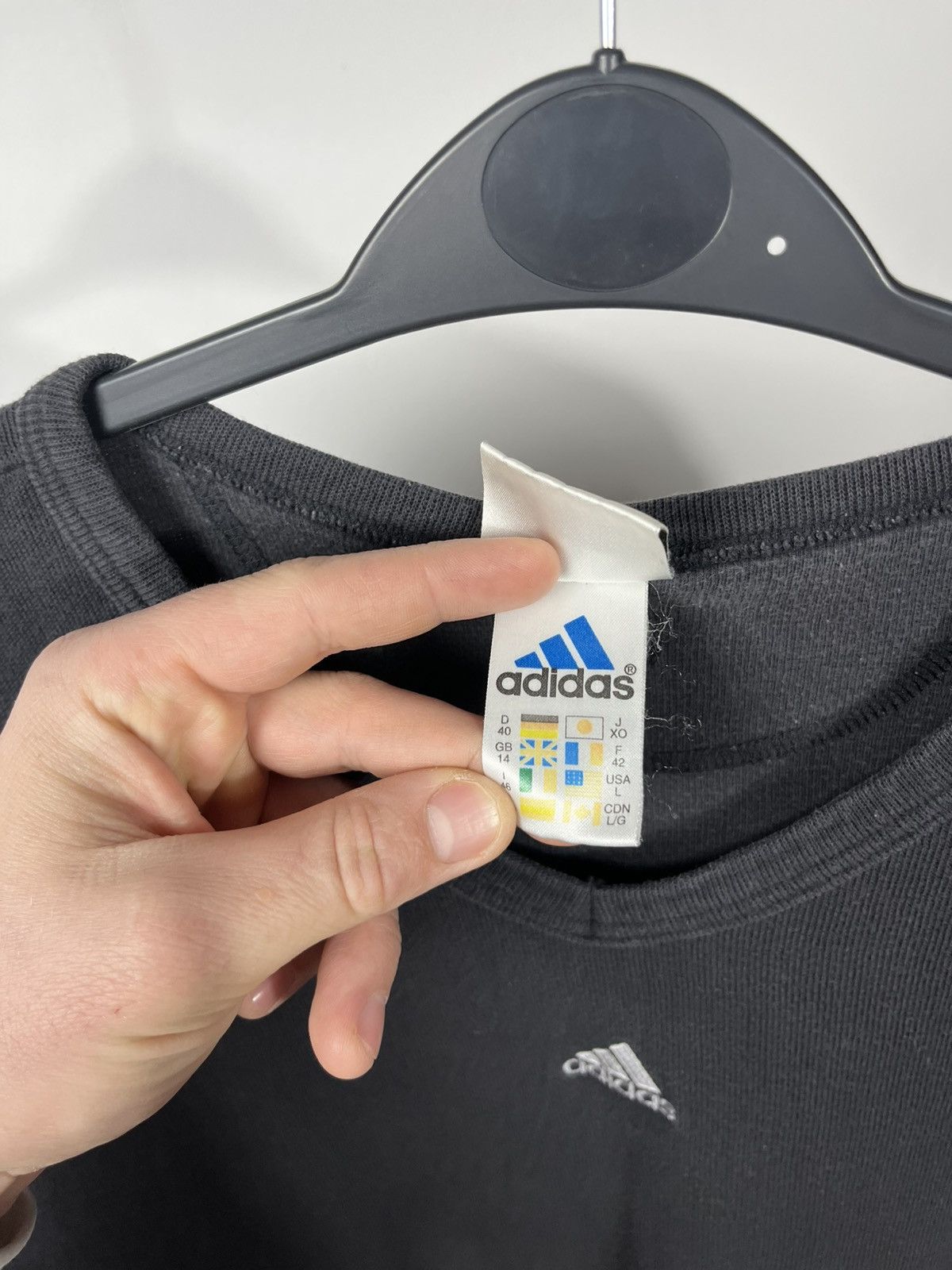 Adidas Vintage Adidas T Shirt Faded Gray Short Sleeve Size L Size L / US 10 / IT 46 - 5 Thumbnail