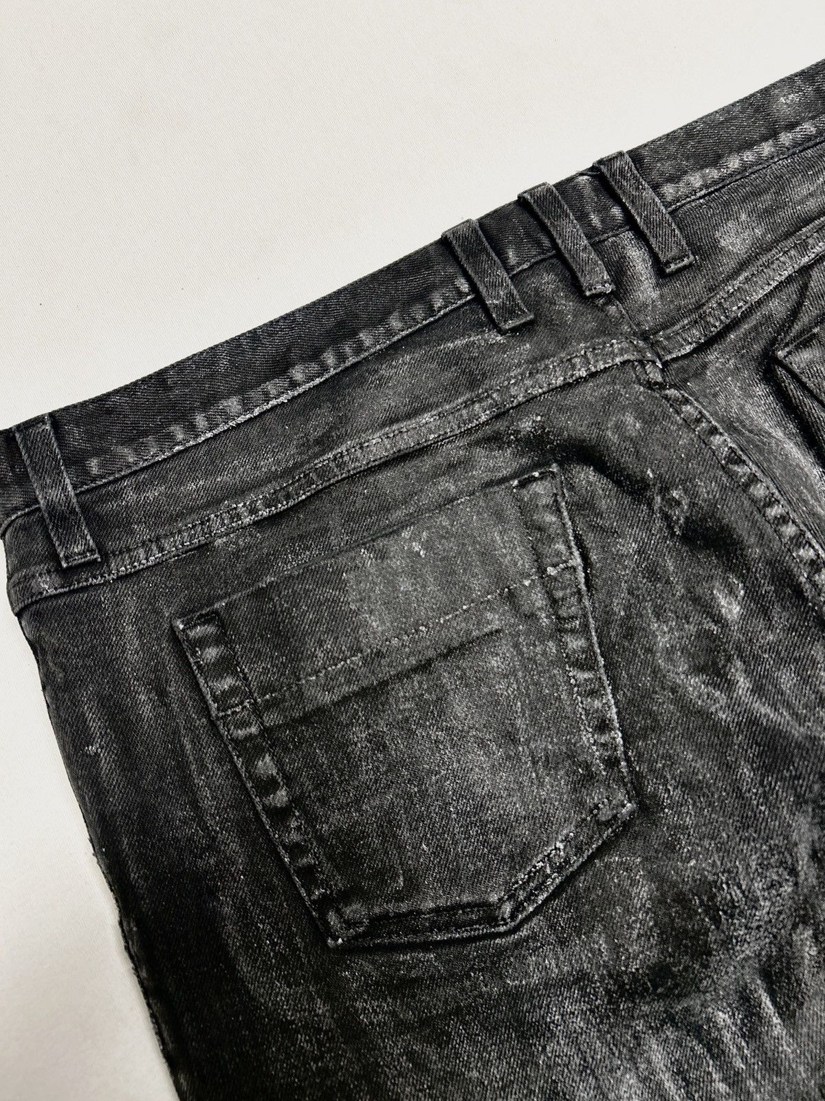 Gucci Gucci Horsebit Waxed Denim Jeans Size US 34 / EU 50 - 10 Thumbnail