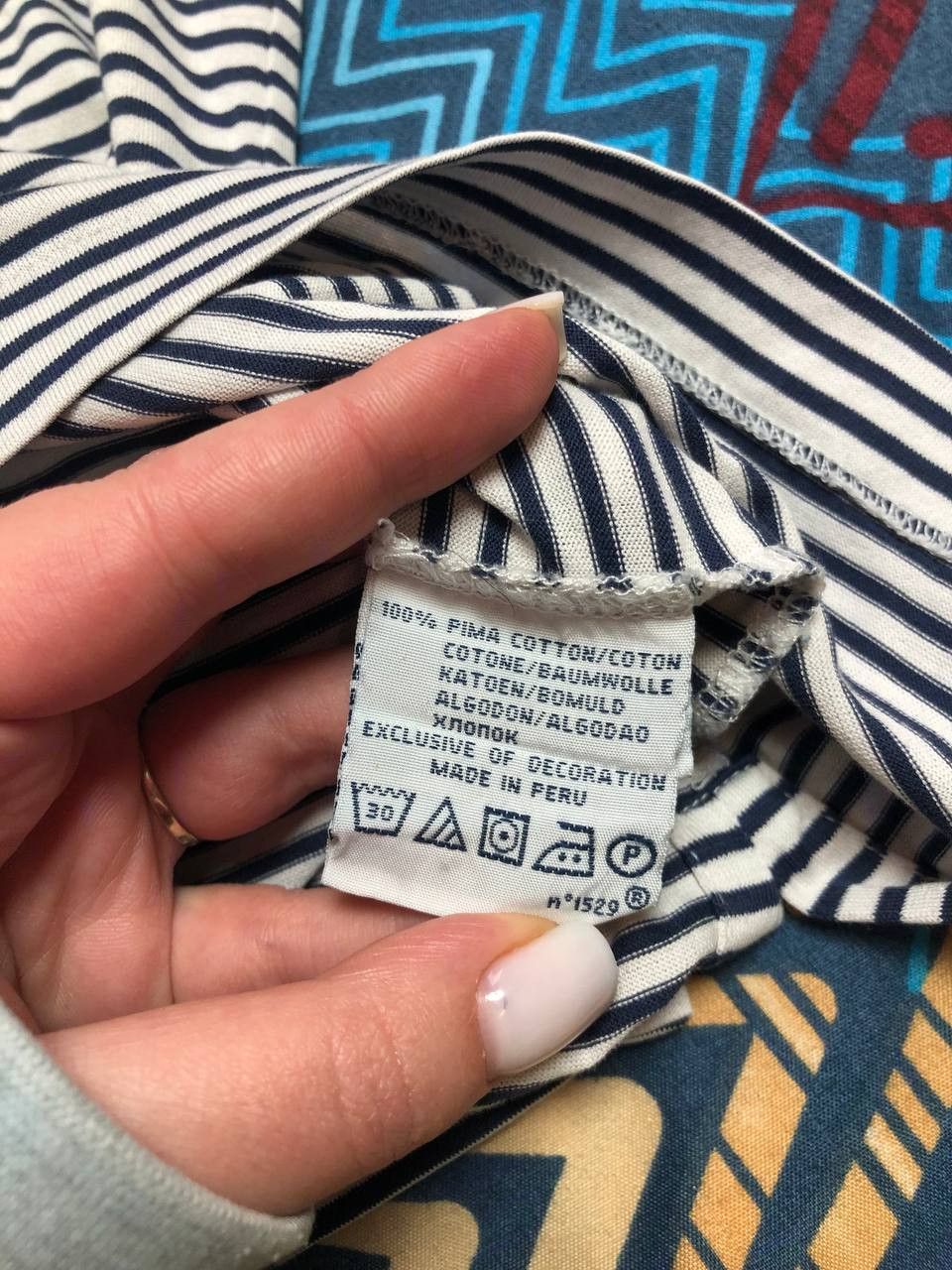 Polo Ralph Lauren Polo Ralph Lauren Striped Polo T-shirt Size US L / EU 52-54 / 3 - 3 Thumbnail
