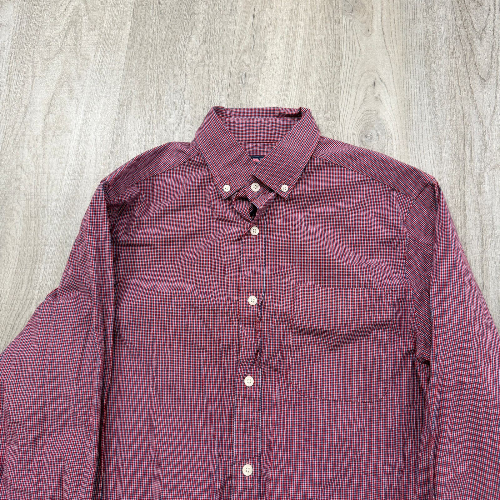 Vineyard Vines Vineyard Vines Classic Fit Murray Shirt Men's Small Red Blue Size US S / EU 44-46 / 1 - 2 Thumbnail