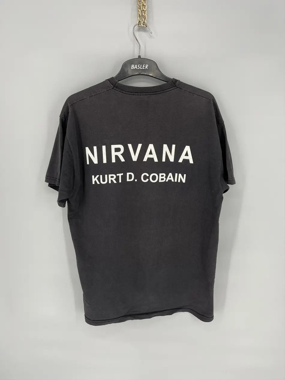 Band Tees × Vintage Vintage 90s NIRVANA KURT COBAIN Tee Shirt Travis Style Size US M / EU 48-50 / 2 - 10 Thumbnail