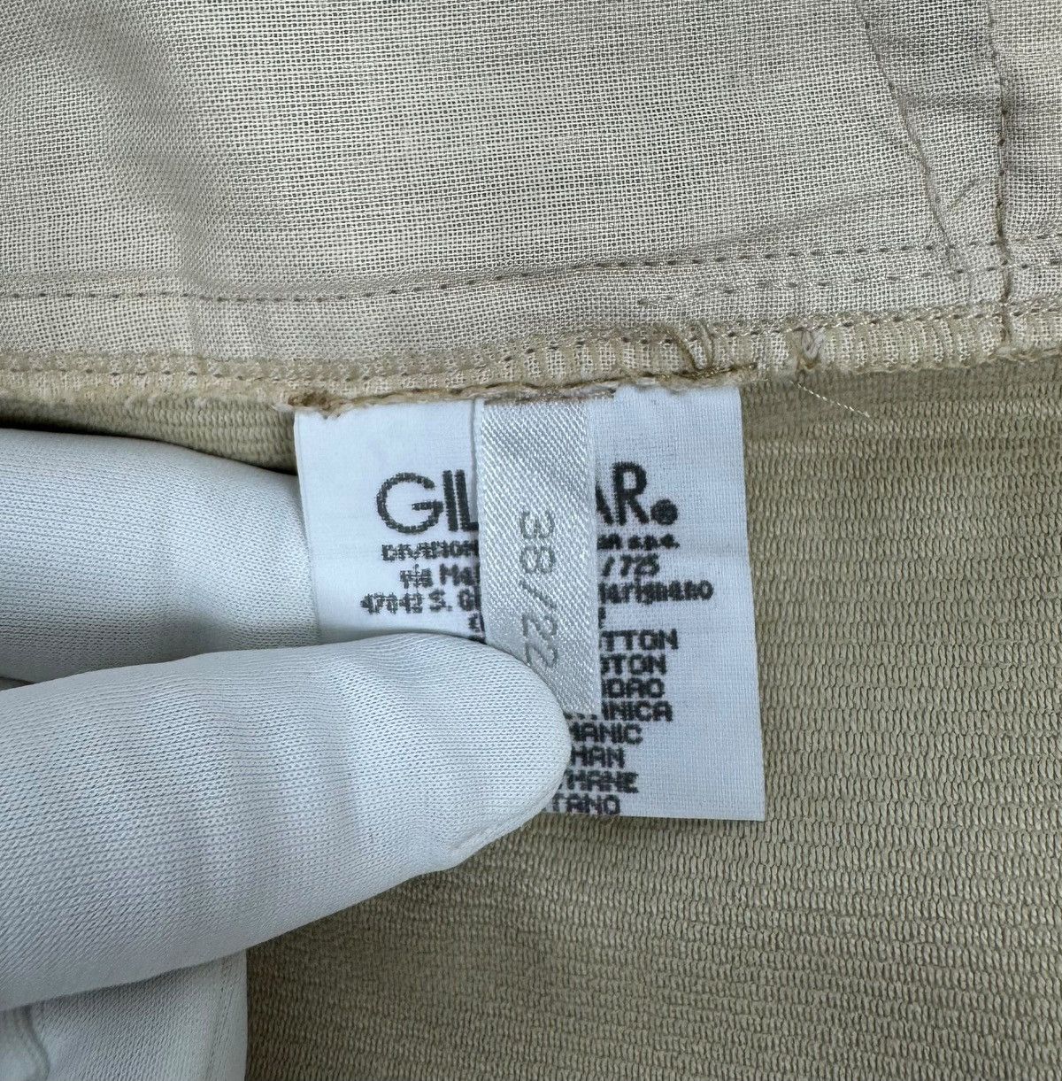 Iceberg Iceberg Chino Wide Leg Pants Cotton Beige size 38 Size 26" / US 2 / IT 38 - 10 Thumbnail