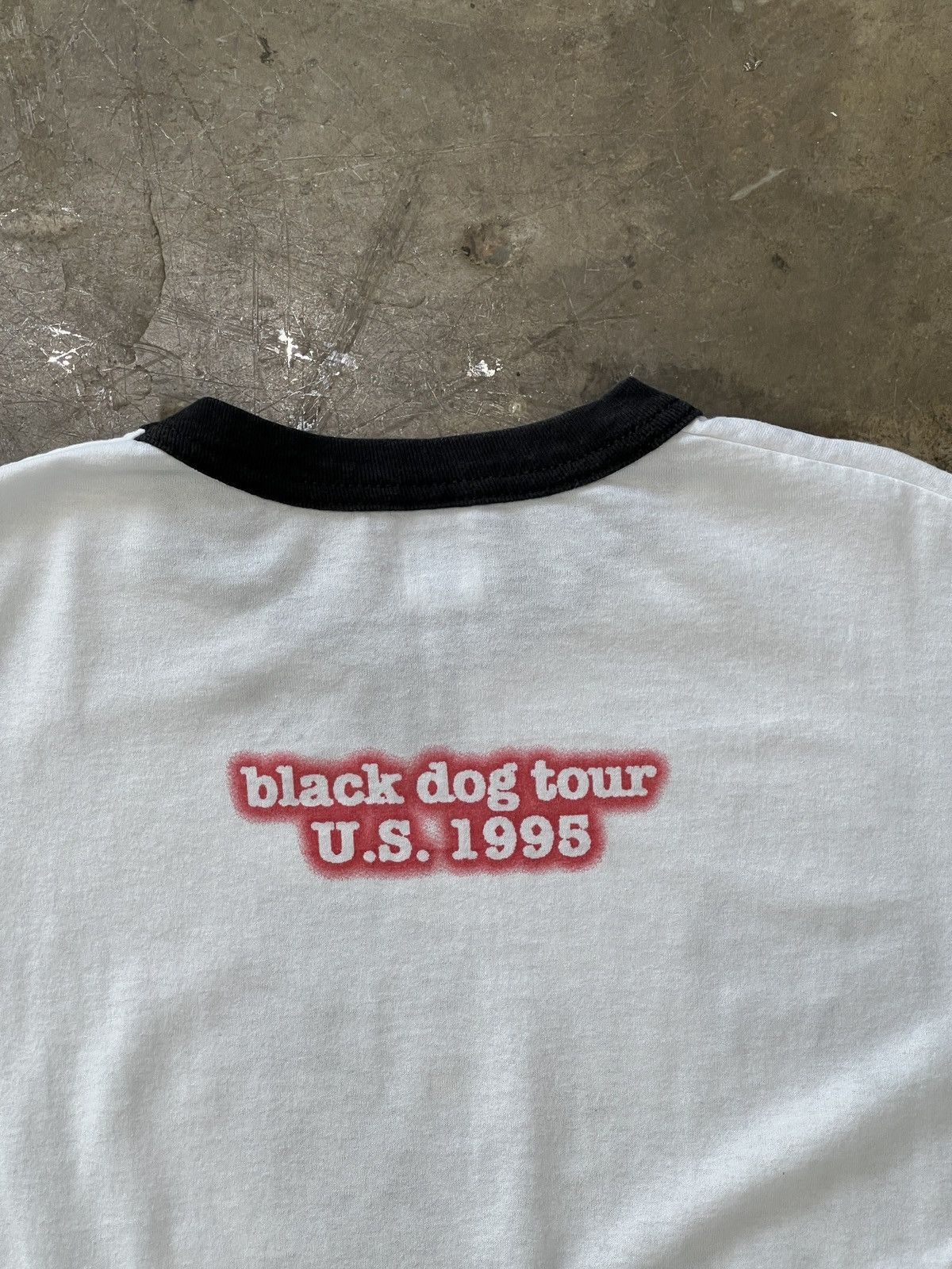Band Tees Vintage 1995 Bush Black Dog US America Ringer Tee XL Size US XL / EU 56 / 4 - 5 Thumbnail