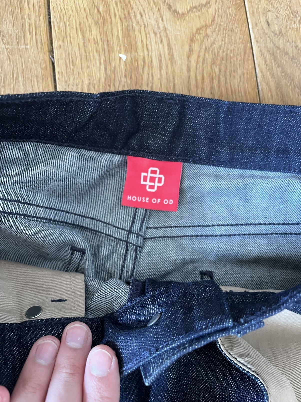 Drain Gang × Sad Boys House of OD zipper jeans Size US 30 / EU 46 - 6 Thumbnail