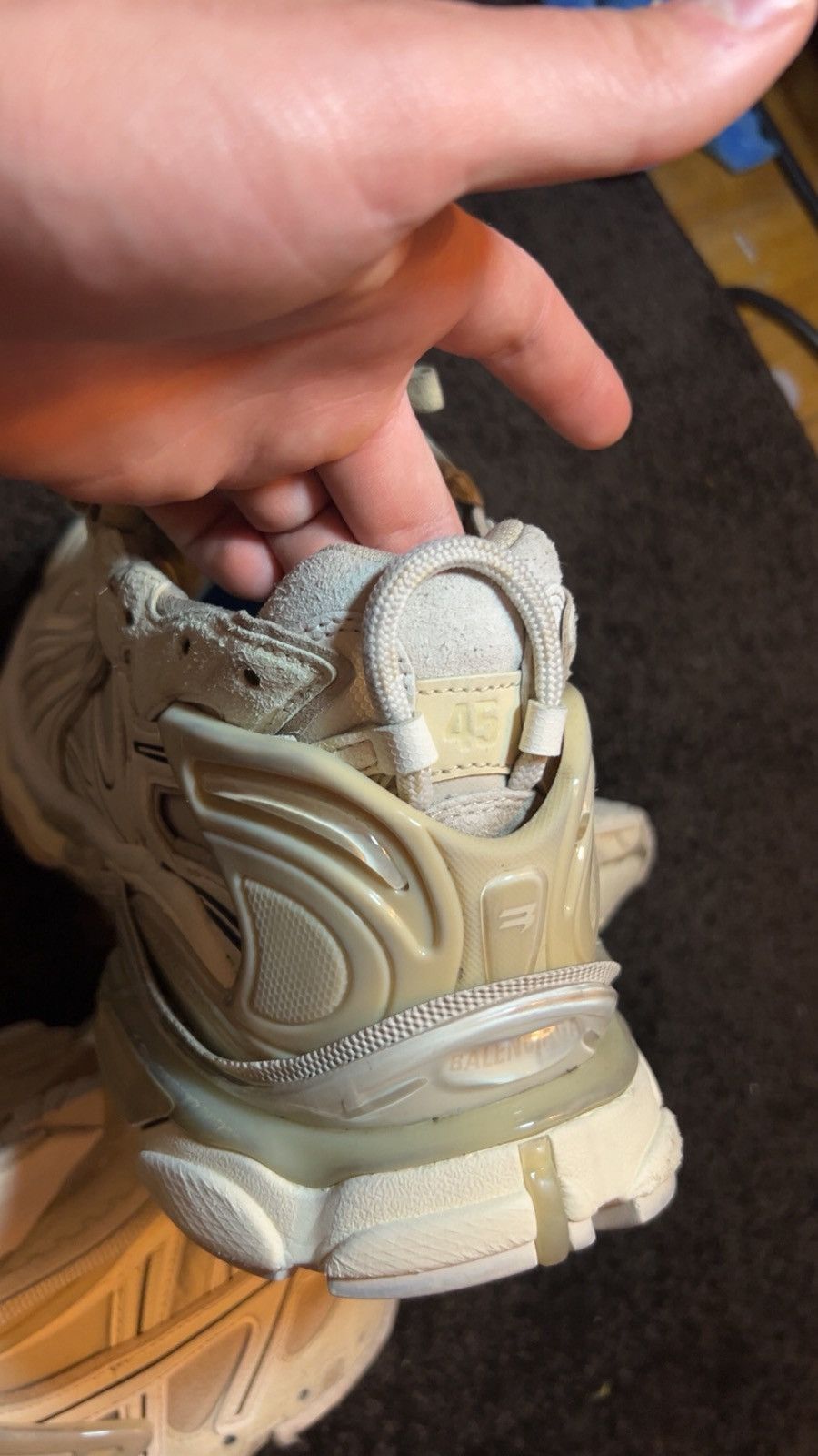 Balenciaga Balenciaga Runner Beige Size US 12 / EU 45 - 7 Thumbnail