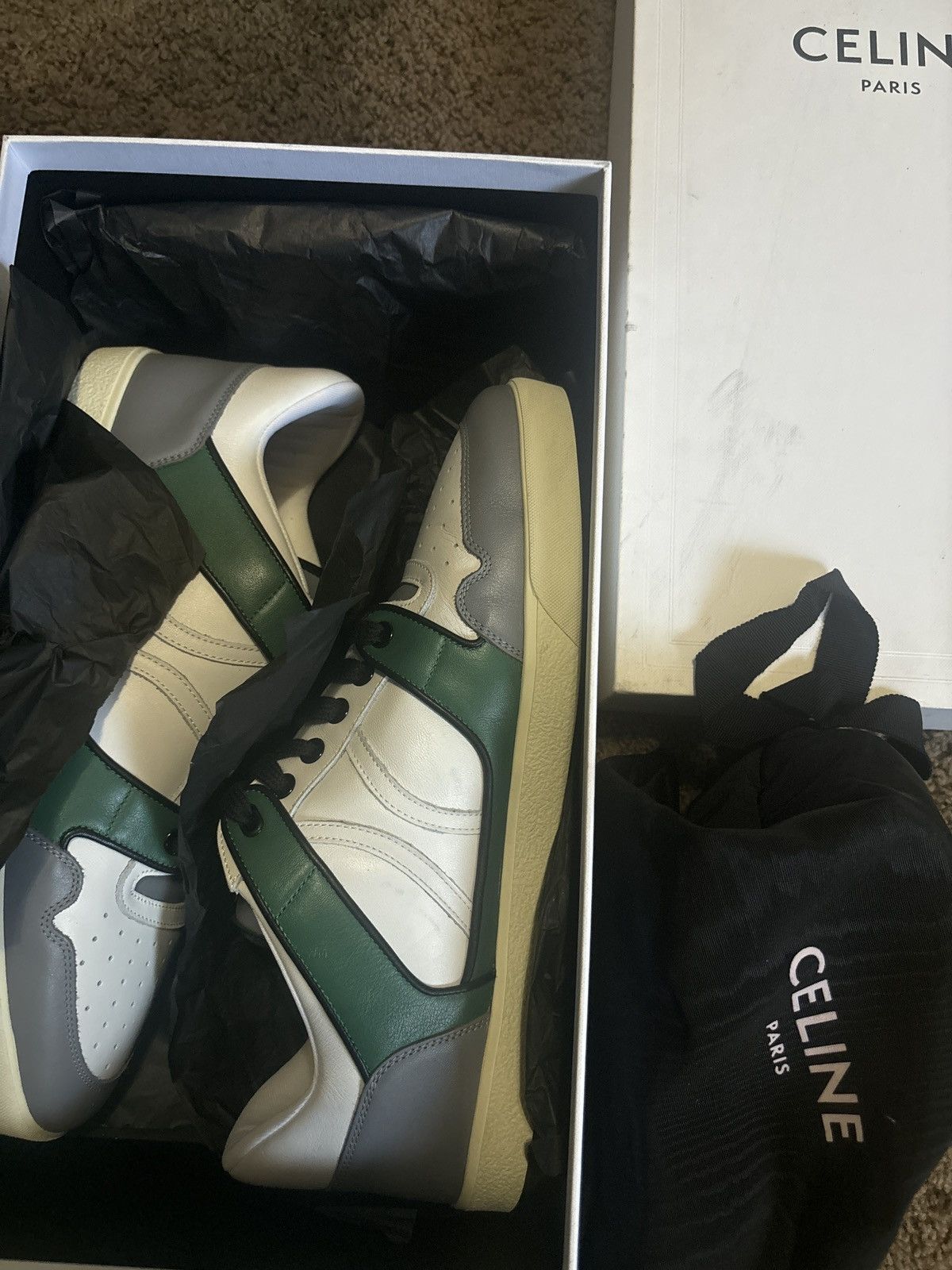 Celine Celine Leather Sneakers Size US 10 / EU 43 - 8 Thumbnail
