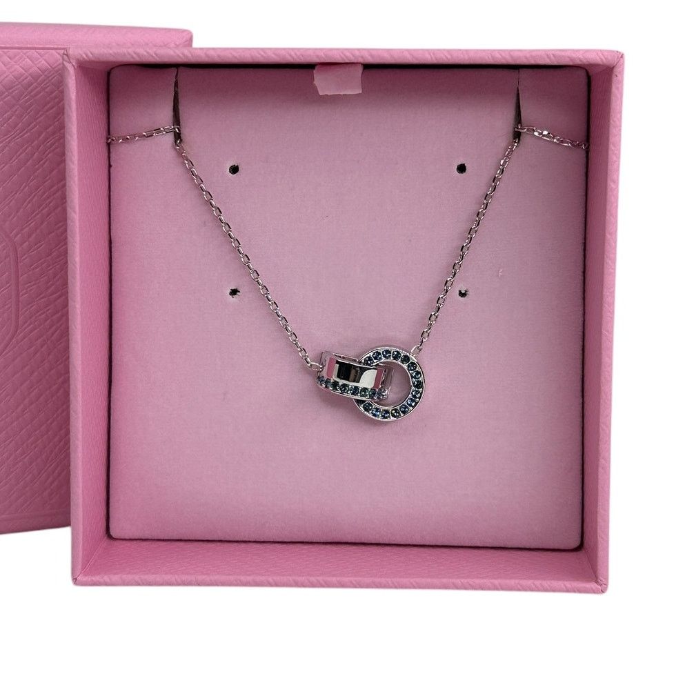Swarovski Swarovski Hollow Interlocking loop Adjustable Necklace Size ONE SIZE - 1 Thumbnail