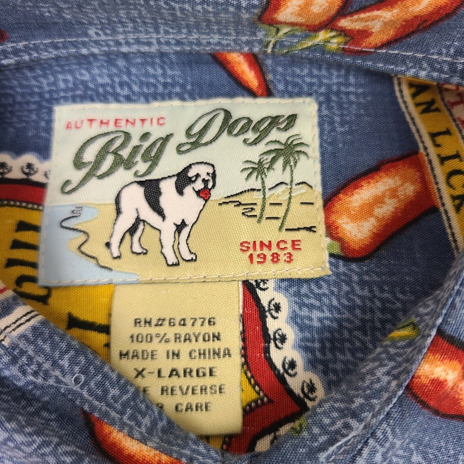 Big Dogs Authentic Big Dogs Shirt Men's X-Large Hot Dog Thai Chili Se Size US XL / EU 56 / 4 - 4 Thumbnail