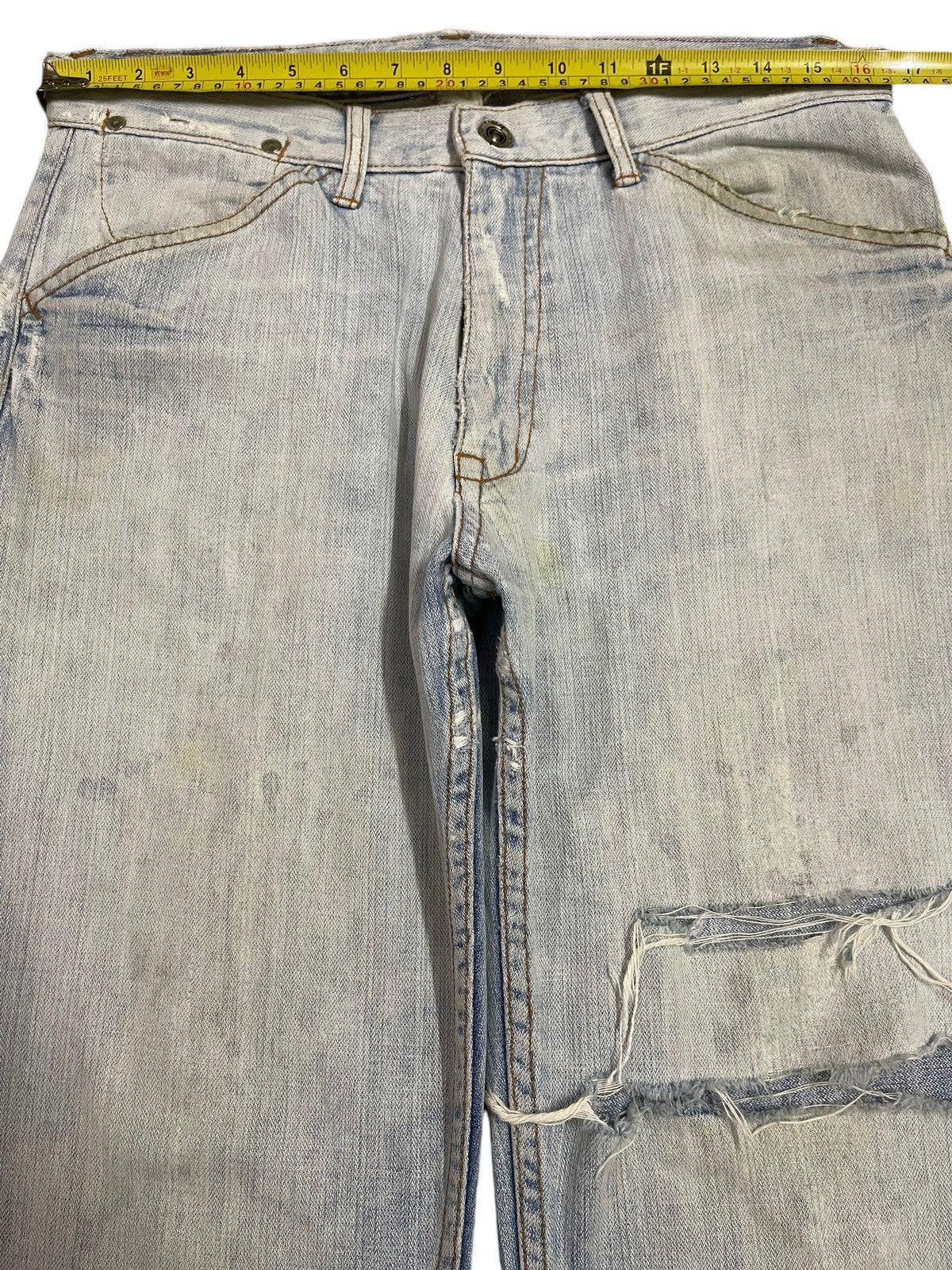 Element Vintage Element Blue Bleached Style Distressed Loose Jeans Size US 32 / EU 48 - 12 Thumbnail