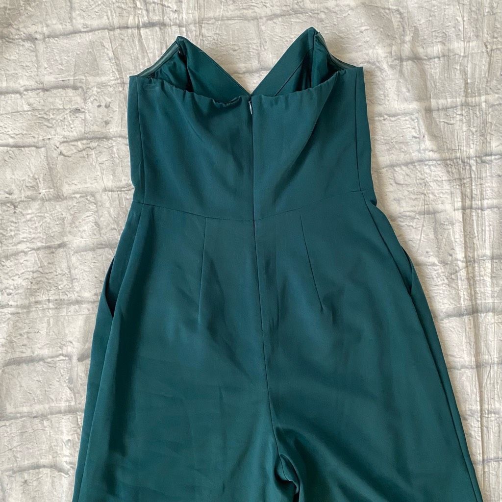 Express Express women 2 strapless jumpsuit w/zip back closure & pock Size 26" / US 2 / IT 38 - 9 Thumbnail