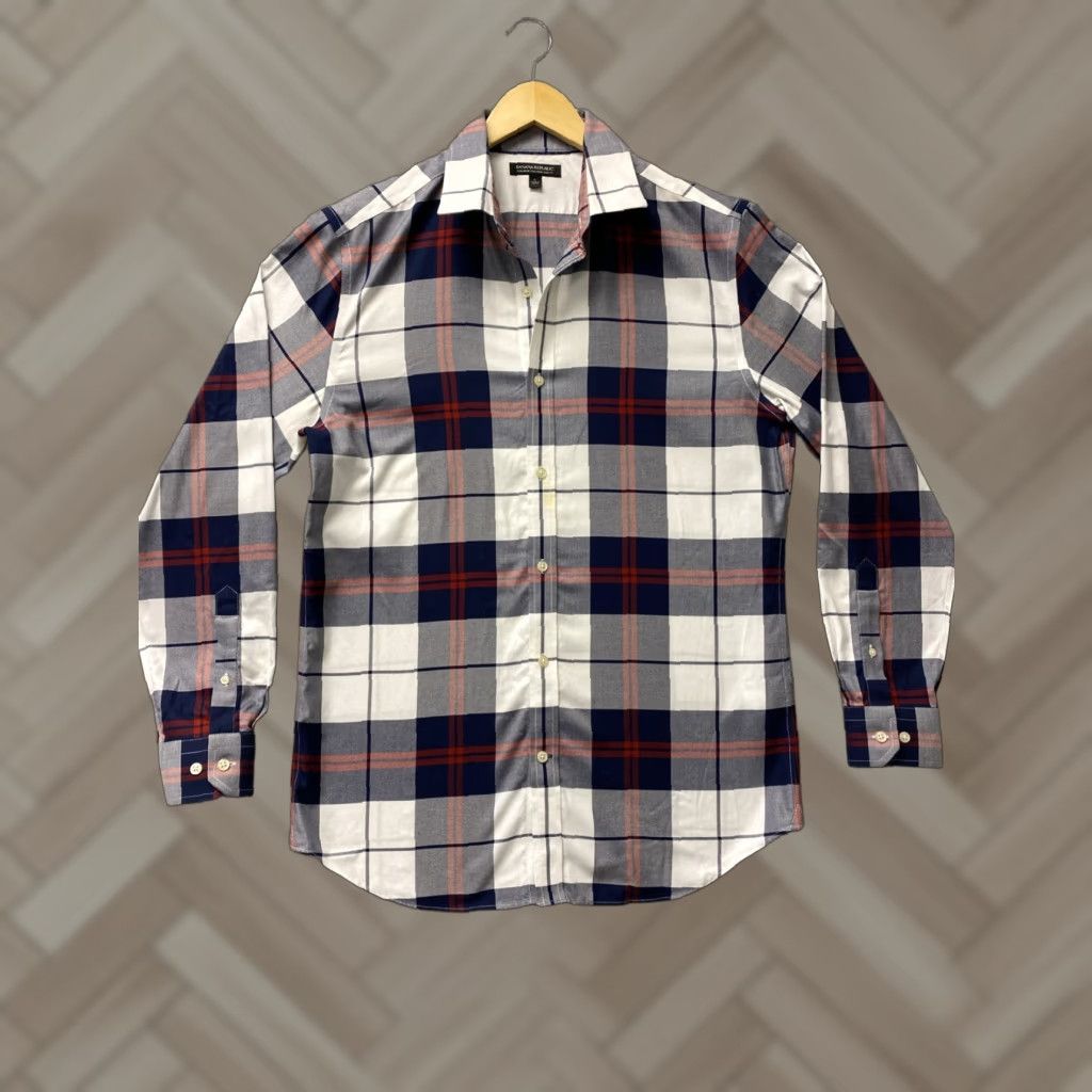 Banana Republic VINTAGE Banana Republic Men's Shirt Long Sleeve Collared Plaid Cotton Casual Workwear 89-62 Size US L / EU 52-54 / 3 - 1 Thumbnail
