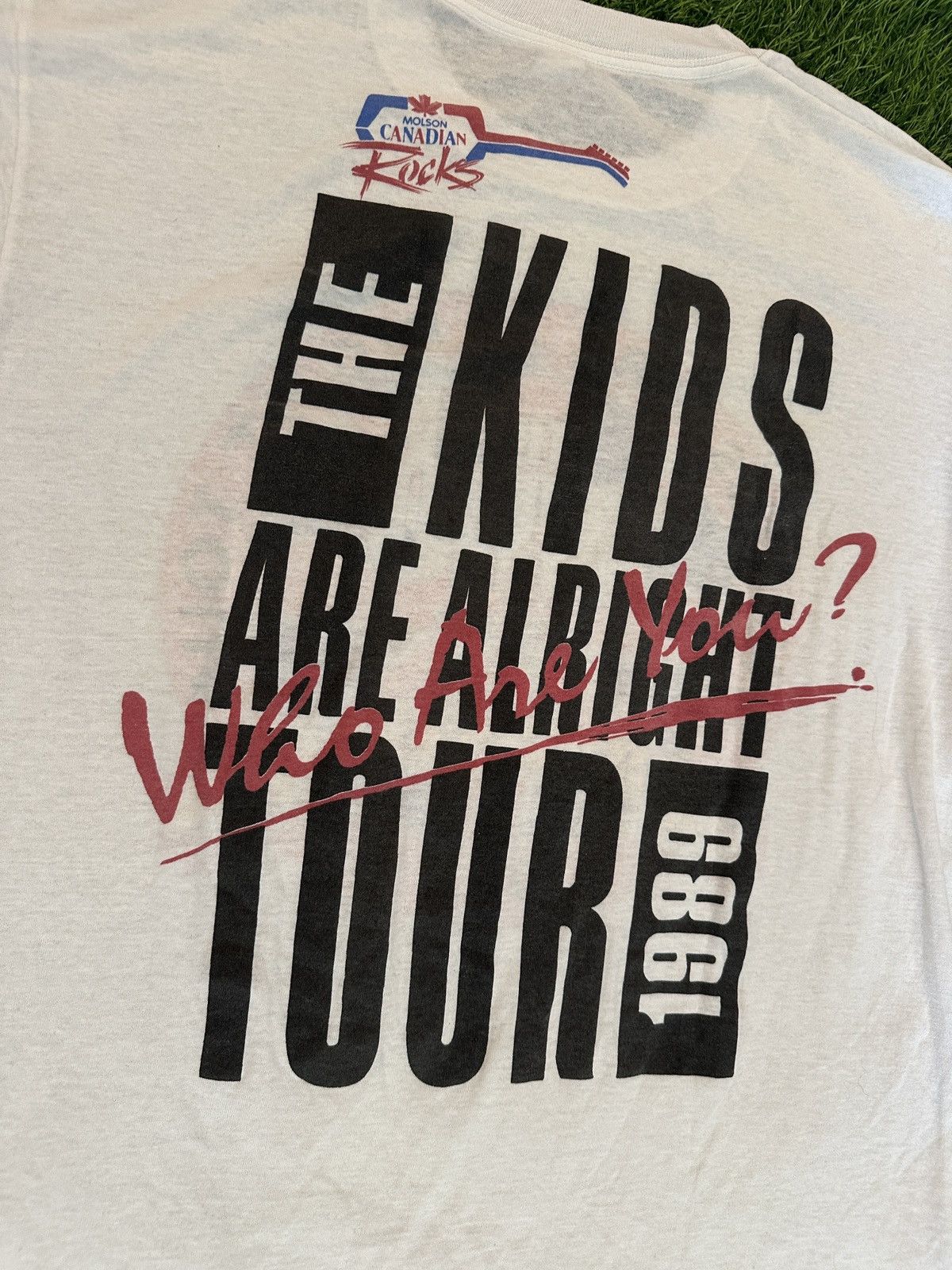 Band Tees Vintage 80s the who kids alright tour tee shirt size L Size US L / EU 52-54 / 3 - 4 Thumbnail
