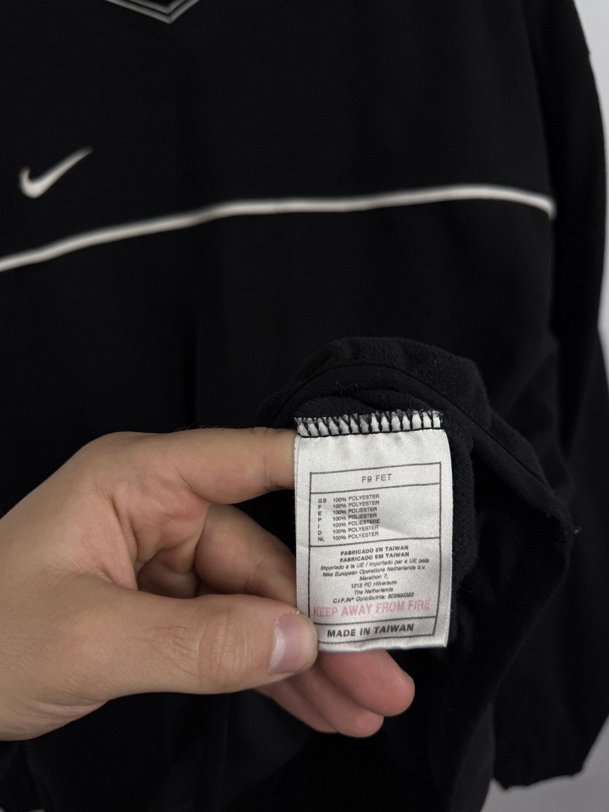 Nike 🇺🇸 Vintage 90s Nike Team Fleece Sweatshirt Rare Retro Y2K Size US L / EU 52-54 / 3 - 7 Thumbnail