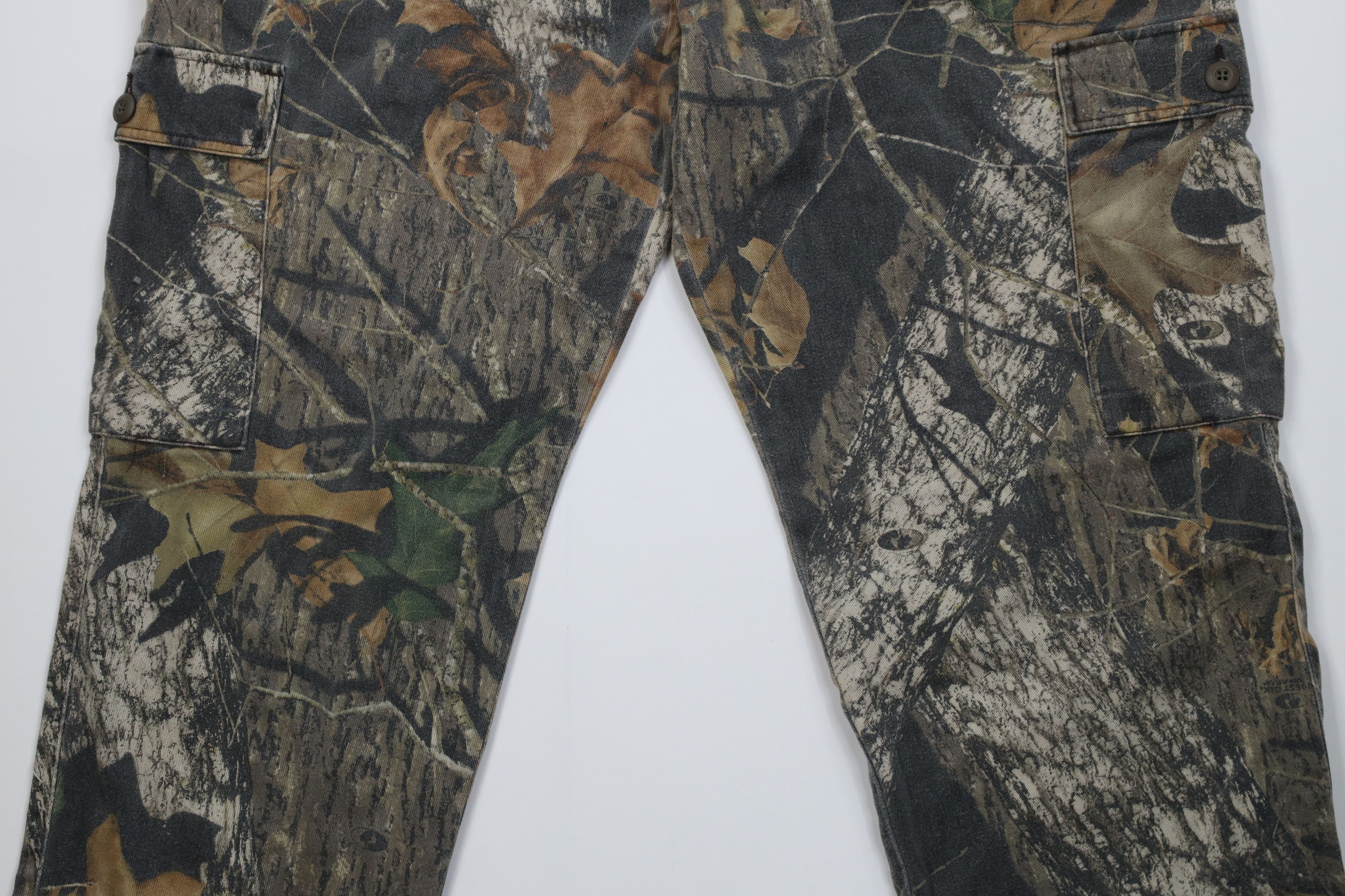 Cabelas Vintage 90s Y2K Cabelas Camouflage Wide Leg Cargo Pants Size US 42 / EU 58 - 3 Thumbnail