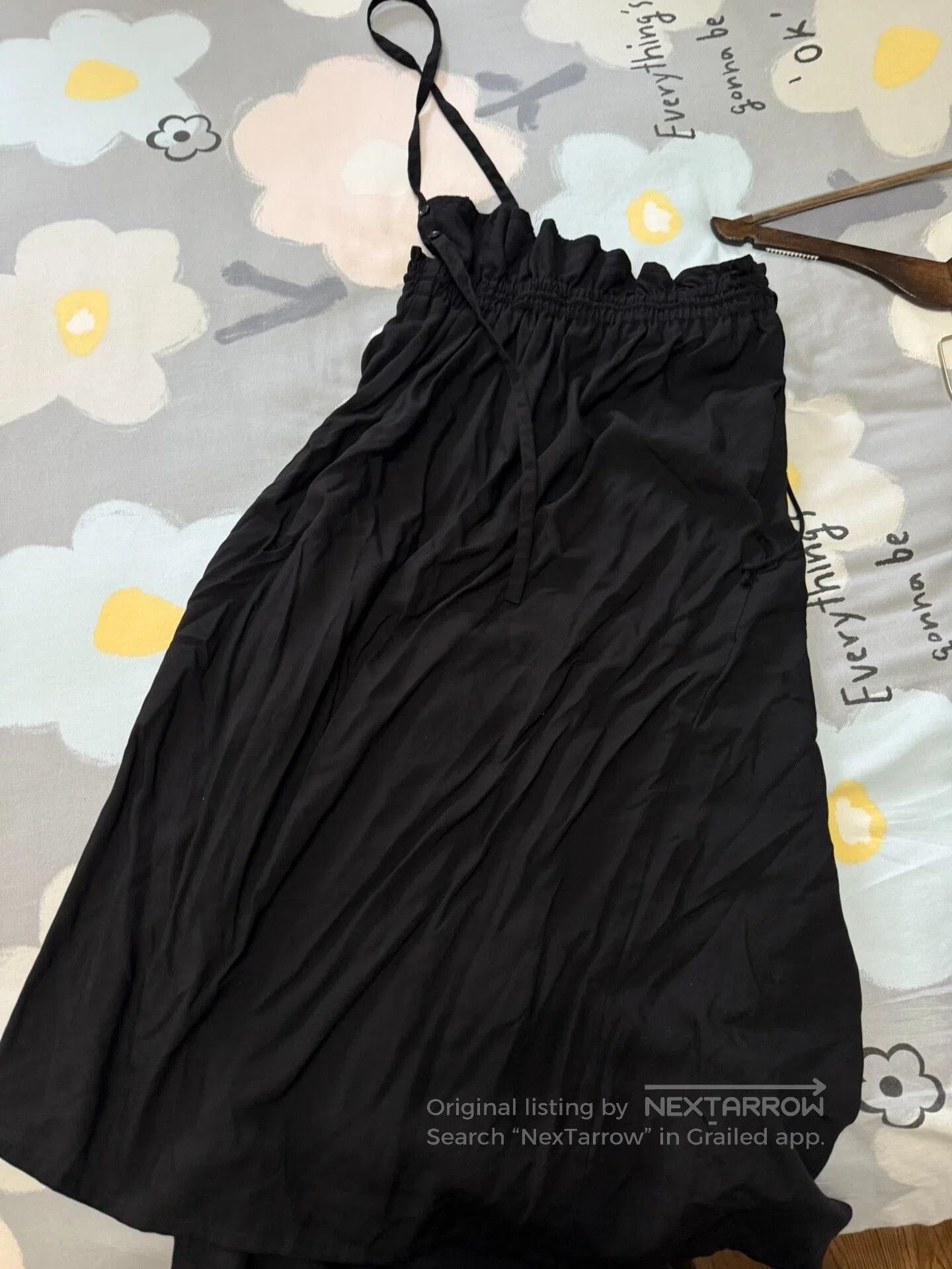 Y's Y's Yohji Yamamoto Black Pinafore Skirt. Size 30" / US 8 / IT 44 - 4 Thumbnail