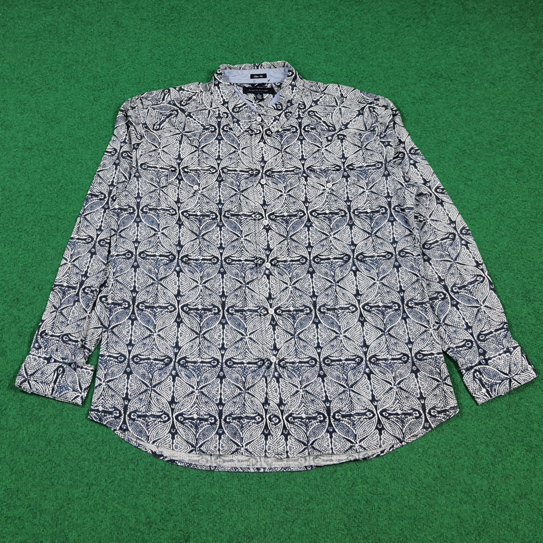 Tommy Hilfiger Vintage Tommy Hilfiger Button Up Shirt C299N27 Size US XL / EU 56 / 4 - 1 Thumbnail