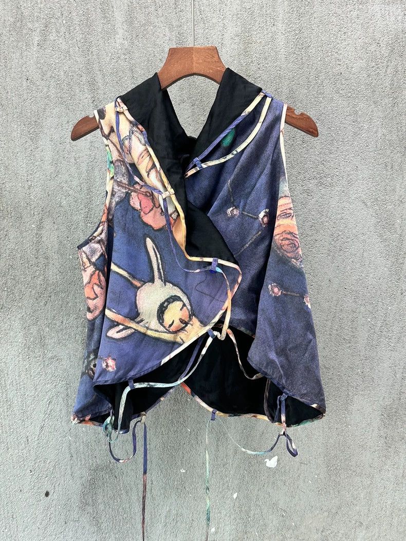 Issey Miyake Issey Miyake size:3 A silk vest in collaboration with Aya Size S / US 4 / IT 40 - 1 Thumbnail