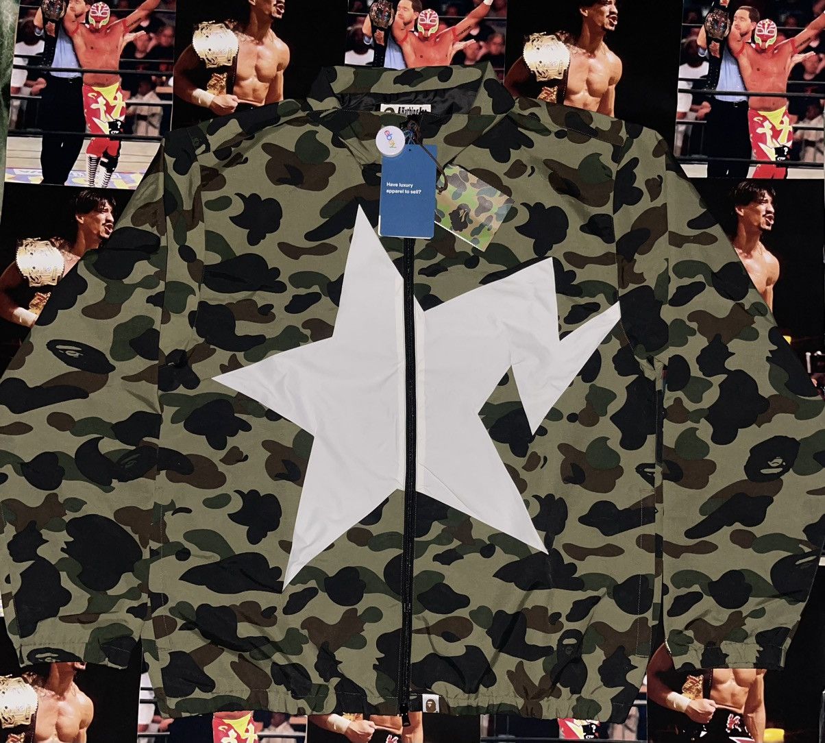 Bape Bape 1st Camo Track Jacket (XL) Size US XL / EU 56 / 4 - 4 Thumbnail