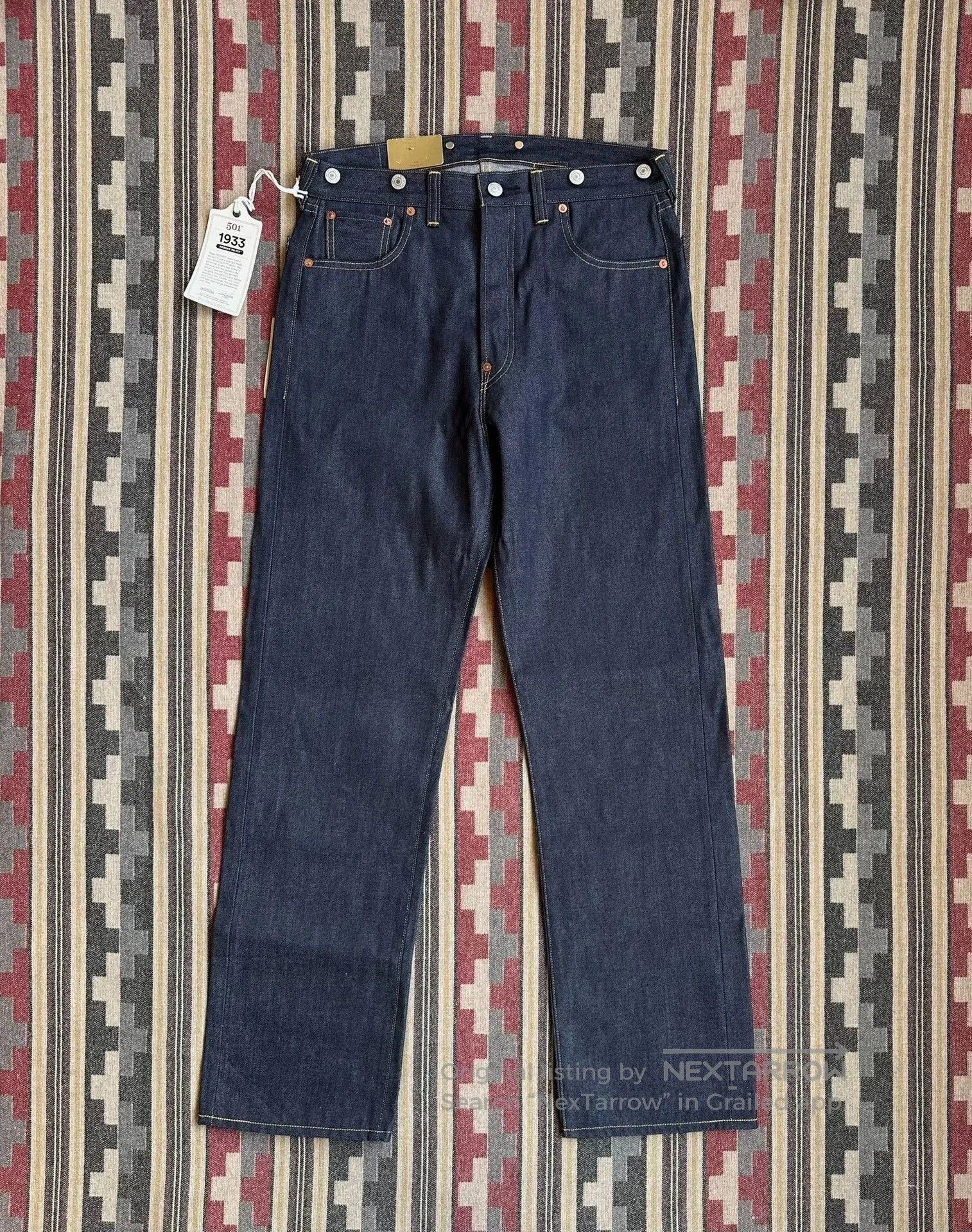 Levi's Vintage Clothing levi's lvc 1933 501xx selvage denim jeans. Size US 30 / EU 46 - 1 Thumbnail