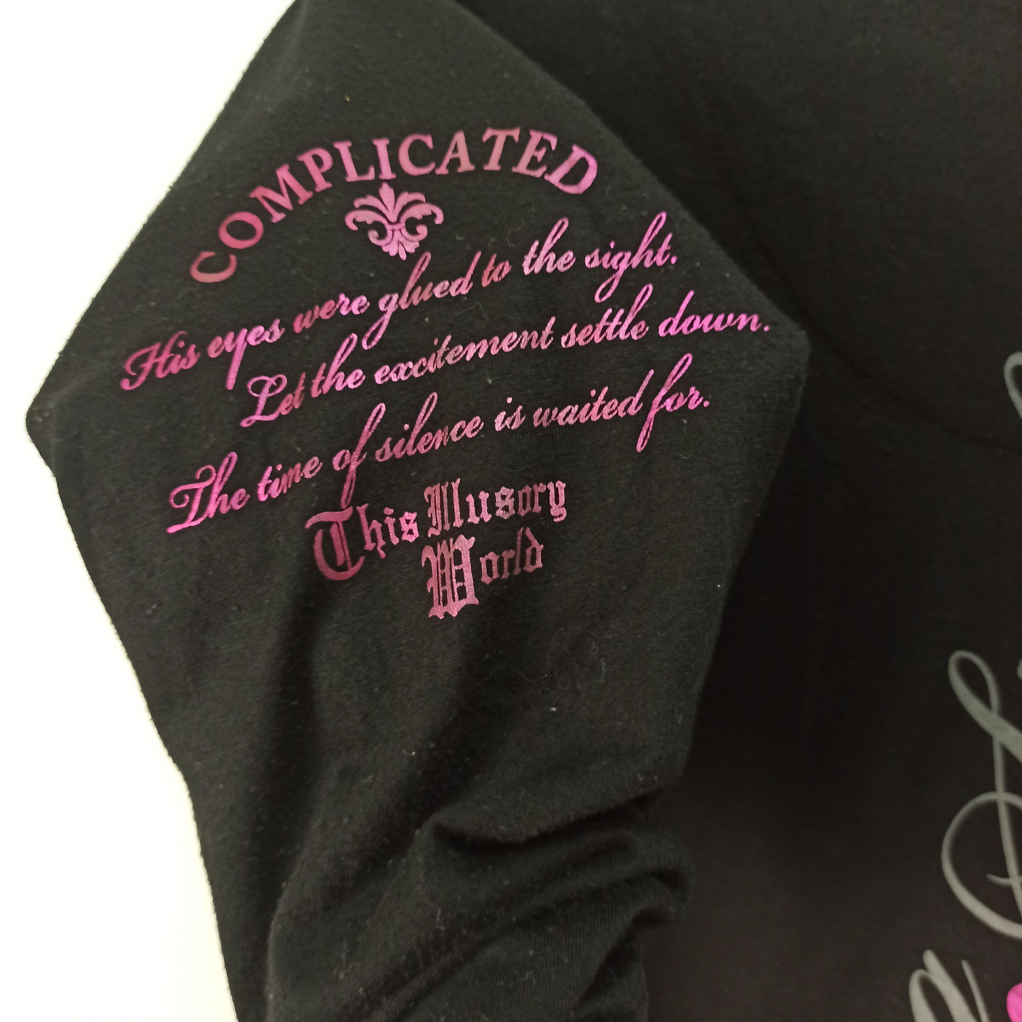 Hysteric Glamour Japanese Brand Style Poem|LGB|HG|Ifsixwasnine Long Sleeve T Size M / US 6-8 / IT 42-44 - 5 Thumbnail