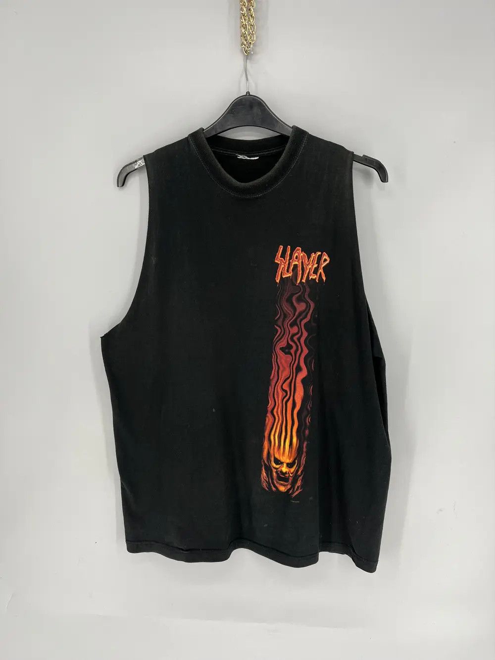 Band Tees Slayer vintage rare late 1999 tour shirt diabolus on tour Size US XL / EU 56 / 4 - 2 Thumbnail