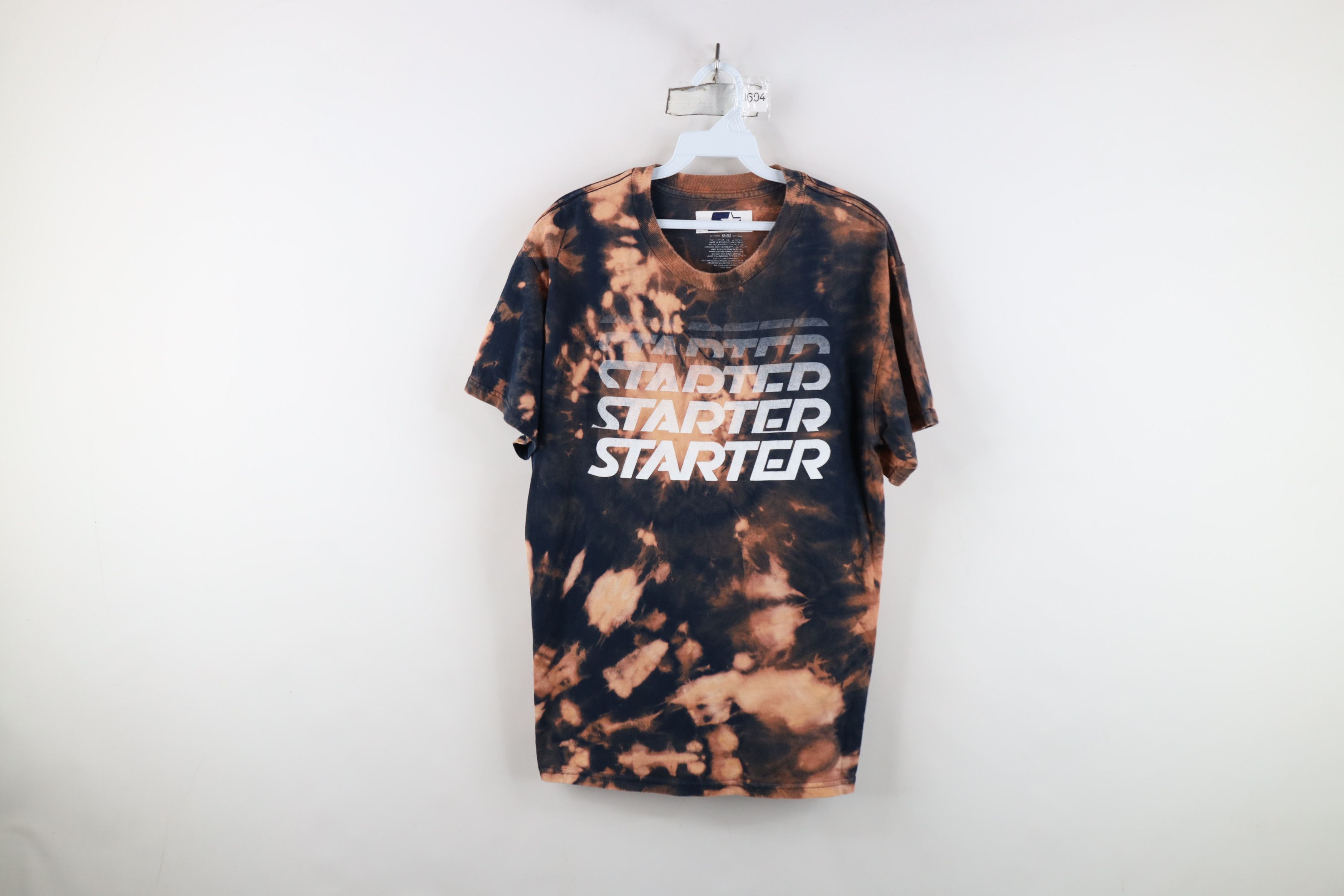 Starter Vintage Starter Acid Wash Spell Out Short Sleeve T-Shirt Size US M / EU 48-50 / 2 - 1 Thumbnail