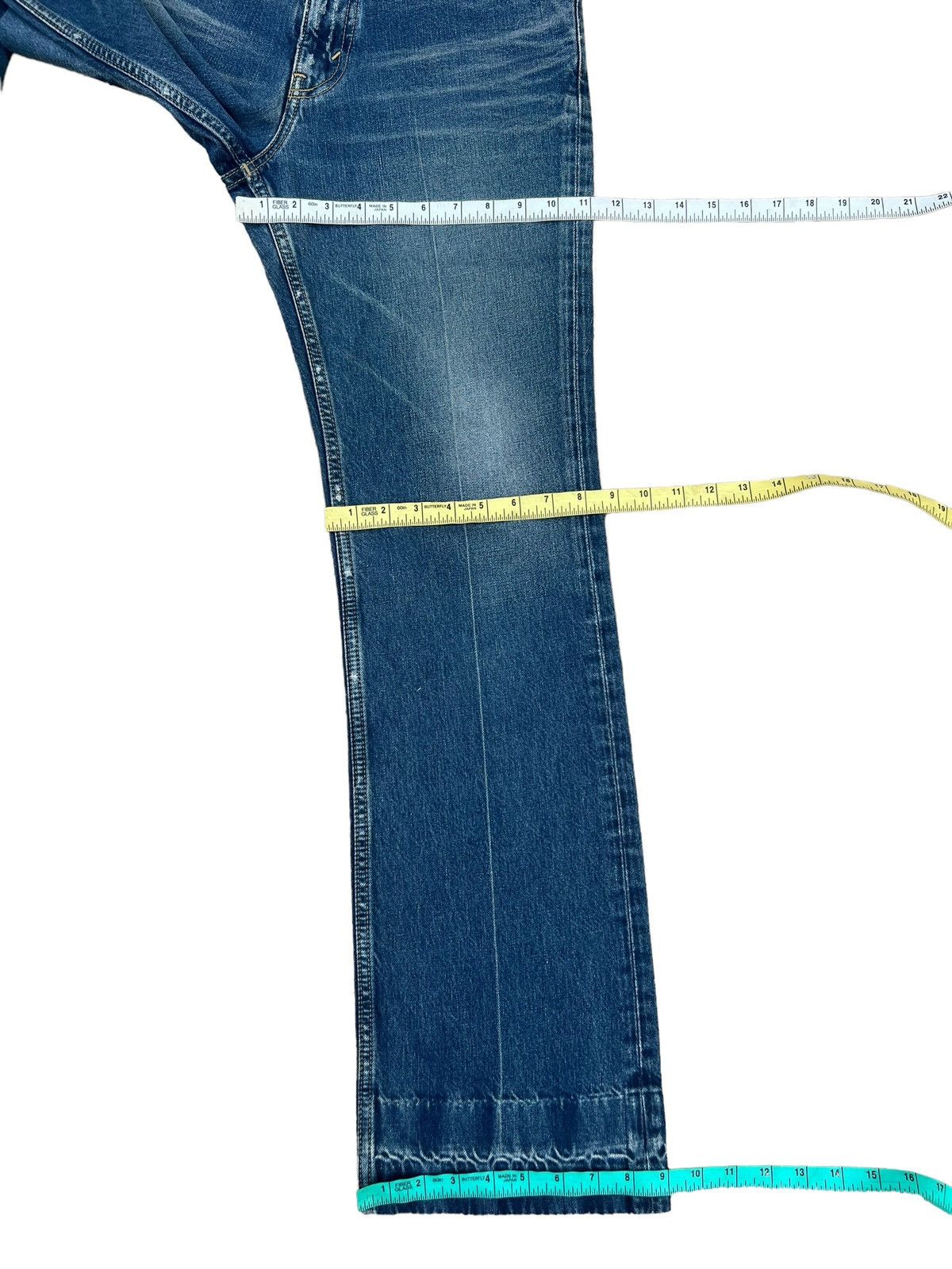 Cosmic Wonder Vintage Cosmic Wonder Japan Faded Denim Flare Jeans Size US 31 - 4 Thumbnail