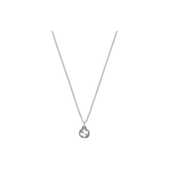 Gucci Gucci Gucci Interlocking G Vintage Silver Necklace -2506 Size ONE SIZE - 1 Thumbnail