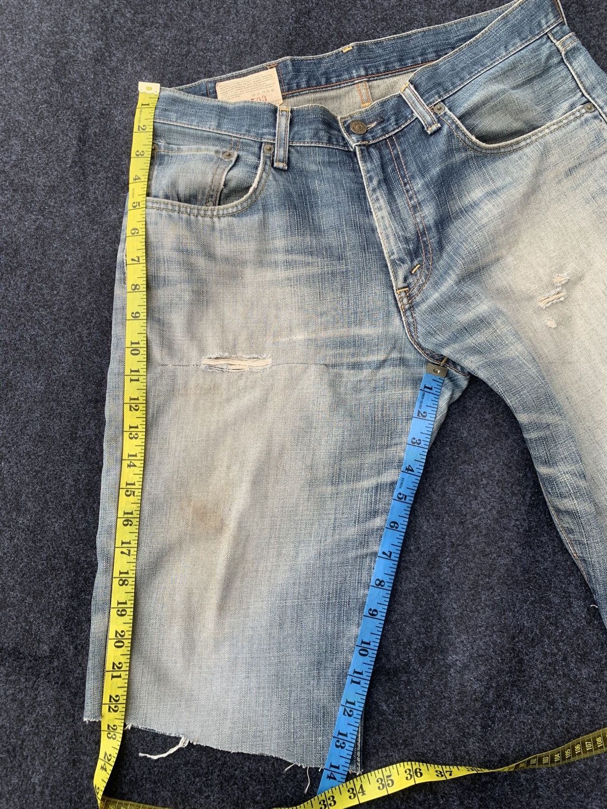 Edwin Distressed Edwin 503 short pants denim Size US 32 / EU 48 - 4 Thumbnail