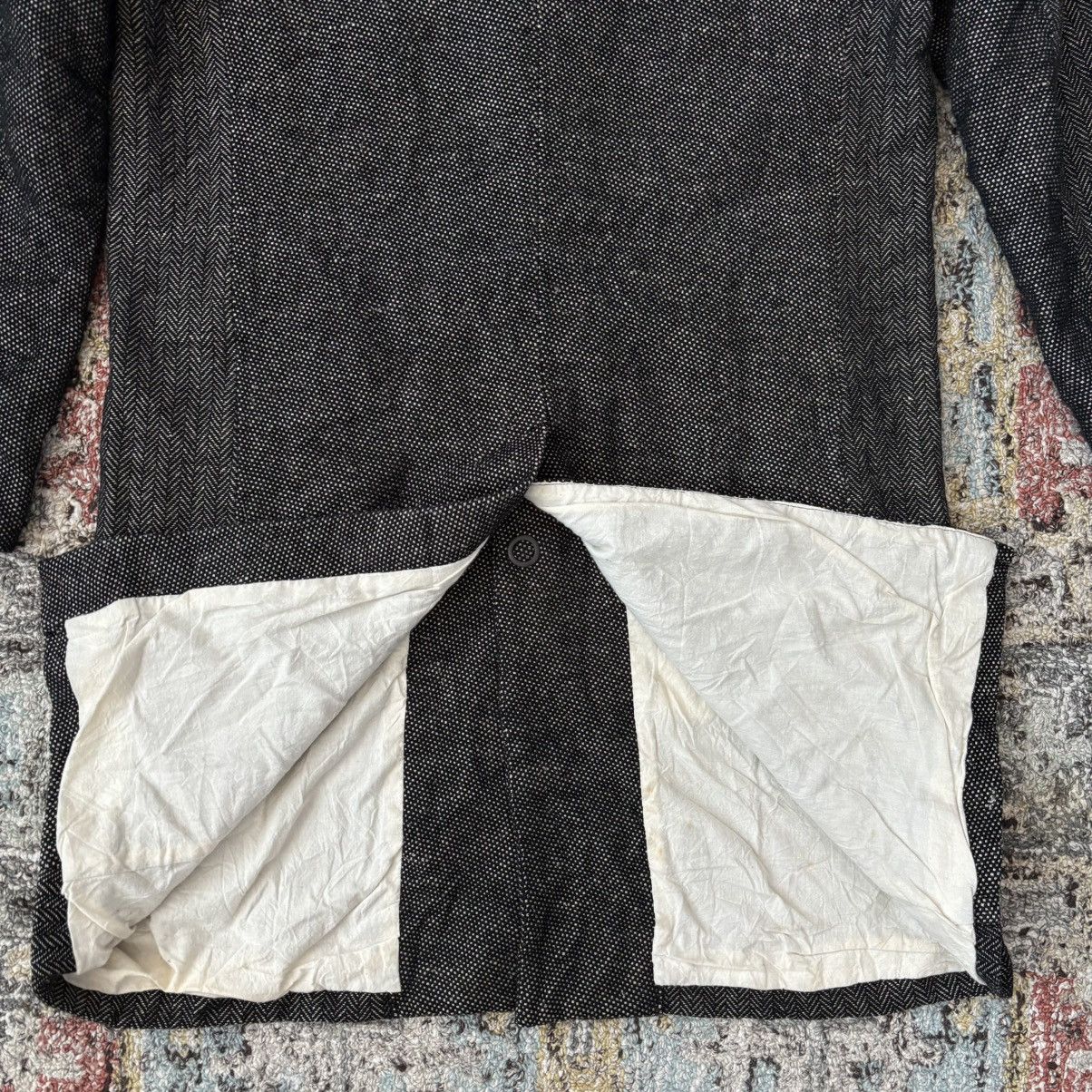 Attachment Kazuyuki Kumagai vintage wool linen tweed balmacaan coat Size US M / EU 48-50 / 2 - 5 Thumbnail