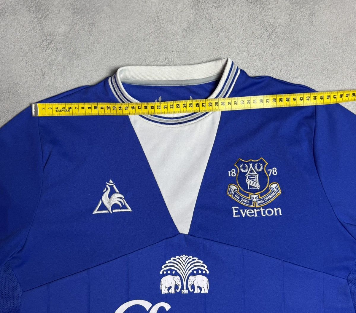 Le Coq Sportif Everton 2009/10 Home Shirt Jersey Long Sleeve Le Coq Sportif Size US L / EU 52-54 / 3 - 16 Thumbnail