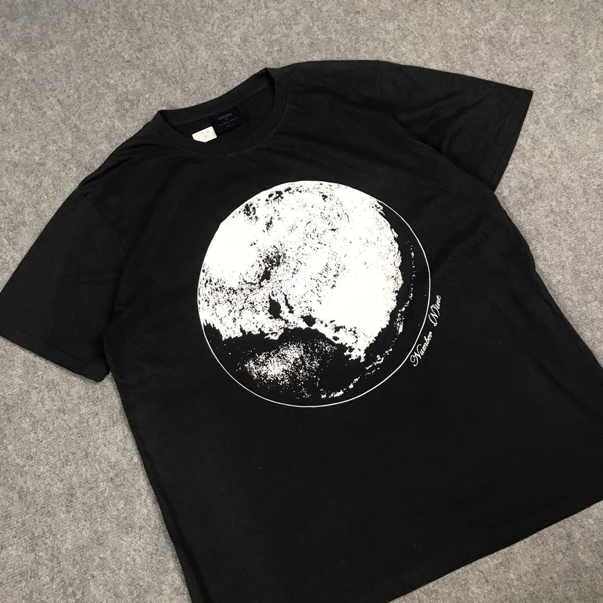 Japanese Brand × Number (N)ine NUMBER NINE X MARLBORO DESIGN BIG MOON DRAK GRAY TSHIRT Size US M / EU 48-50 / 2 - 5 Thumbnail